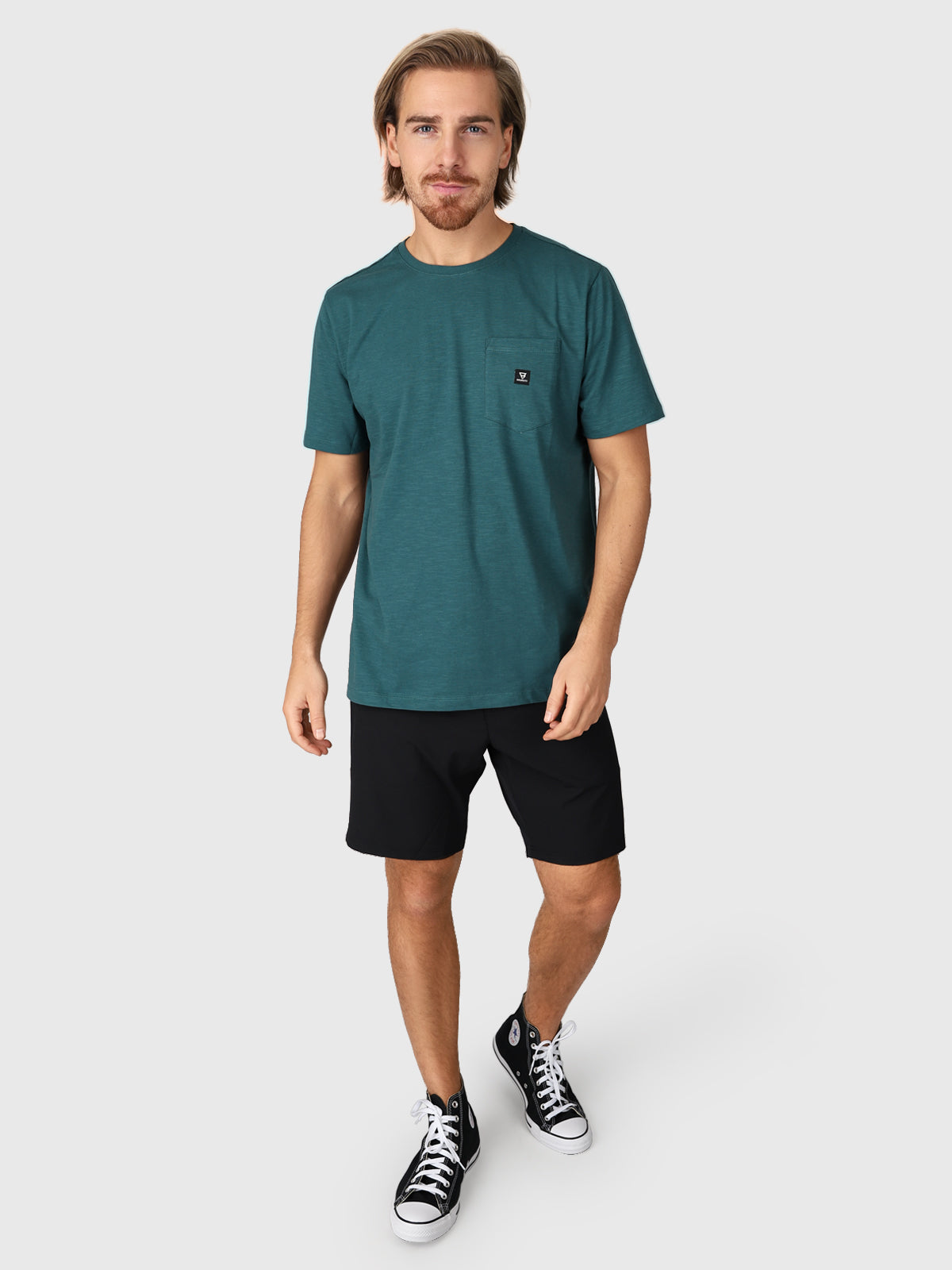 Axle-Slub Men T-Shirt | Green