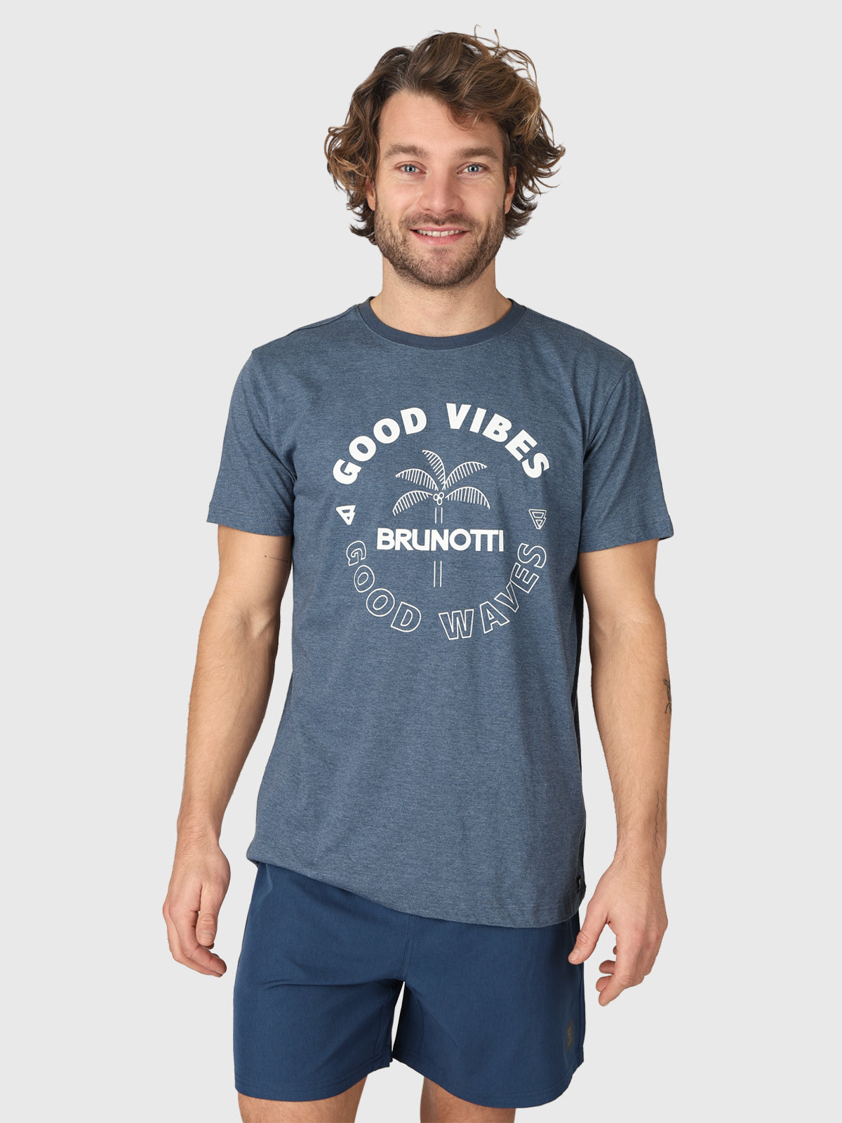 Funvibes Heren T-shirt | Blauw