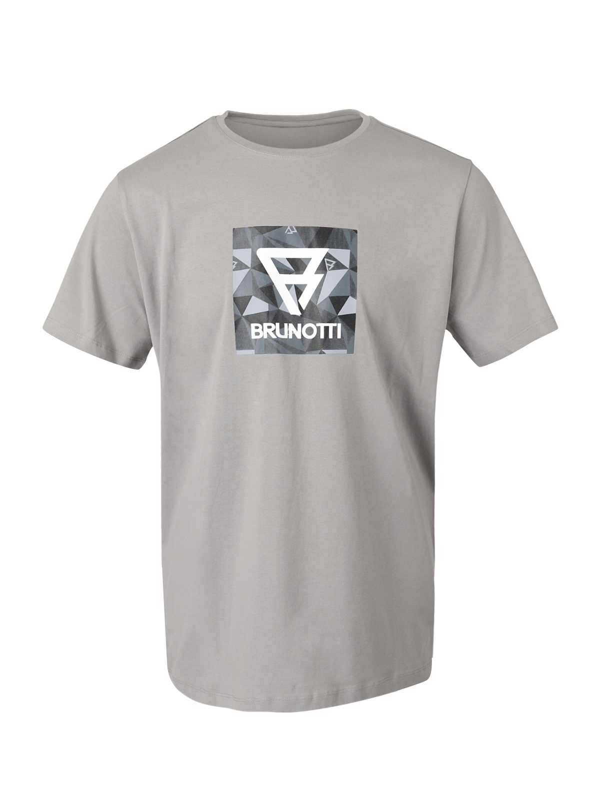Jahn-Logosquare Men T-Shirt | Grey