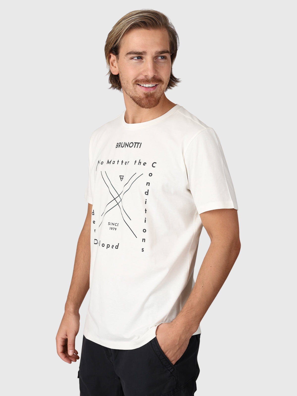 Jahn-Logotypo Herren T-Shirt | Weiß