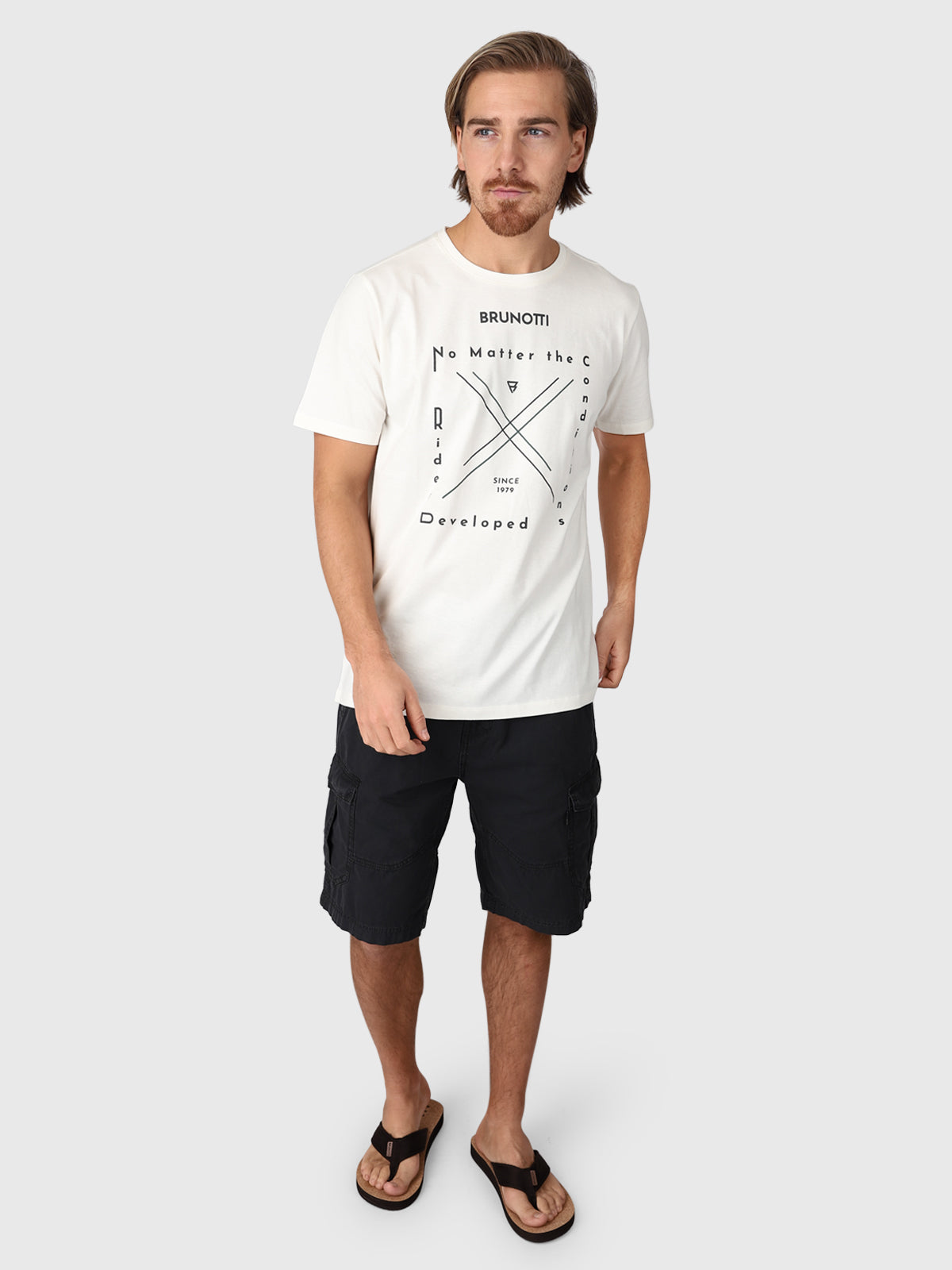 Jahn-Logotypo Herren T-Shirt | Weiß