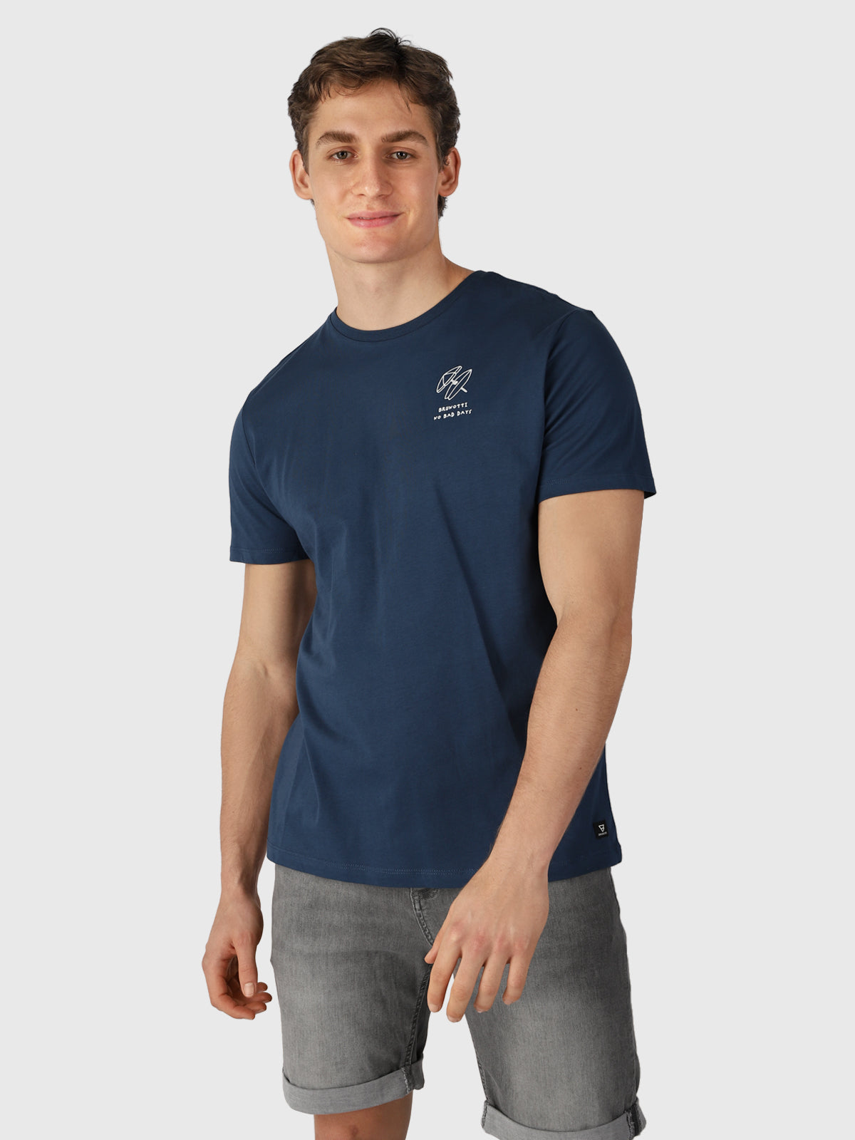 No-Bad-Days Heren T-shirt | Blauw