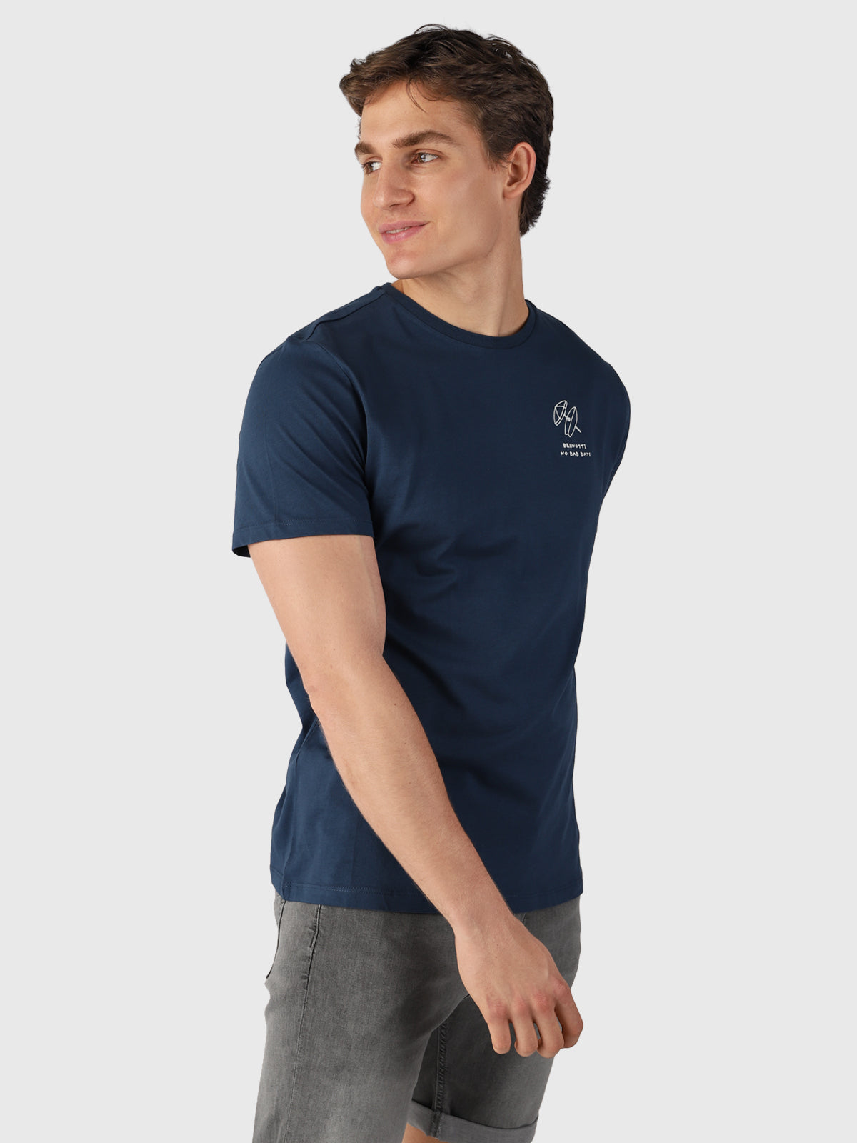 No-Bad-Days Heren T-shirt | Blauw