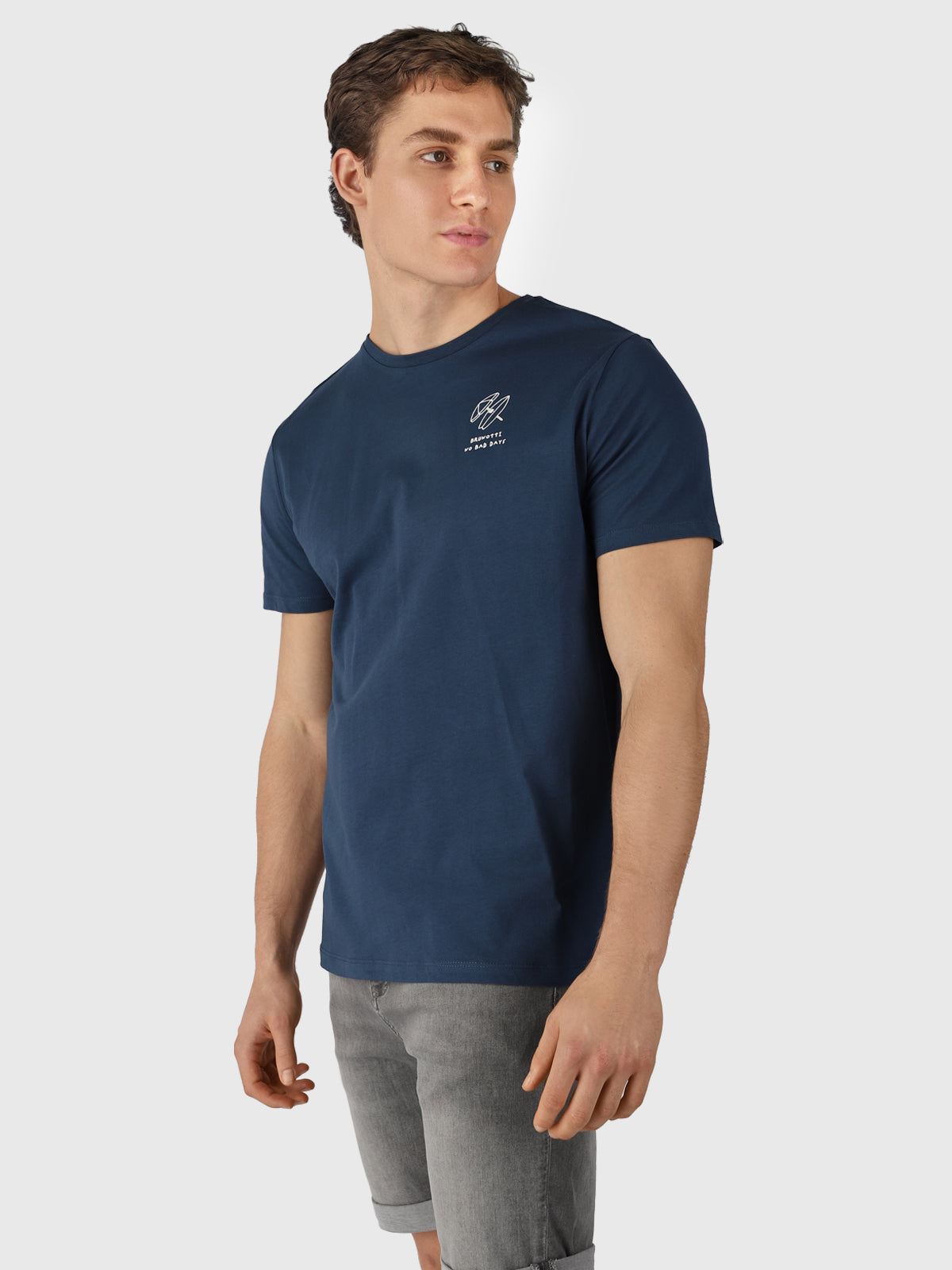 No-Bad-Days Heren T-shirt | Blauw