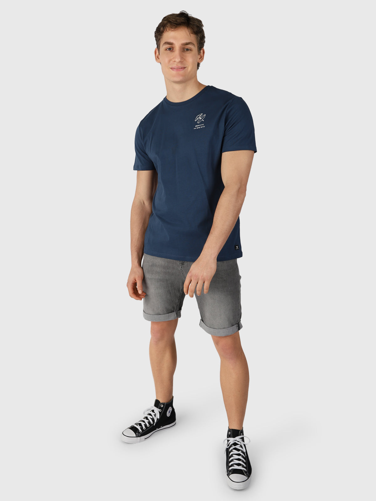 No-Bad-Days Heren T-shirt | Blauw