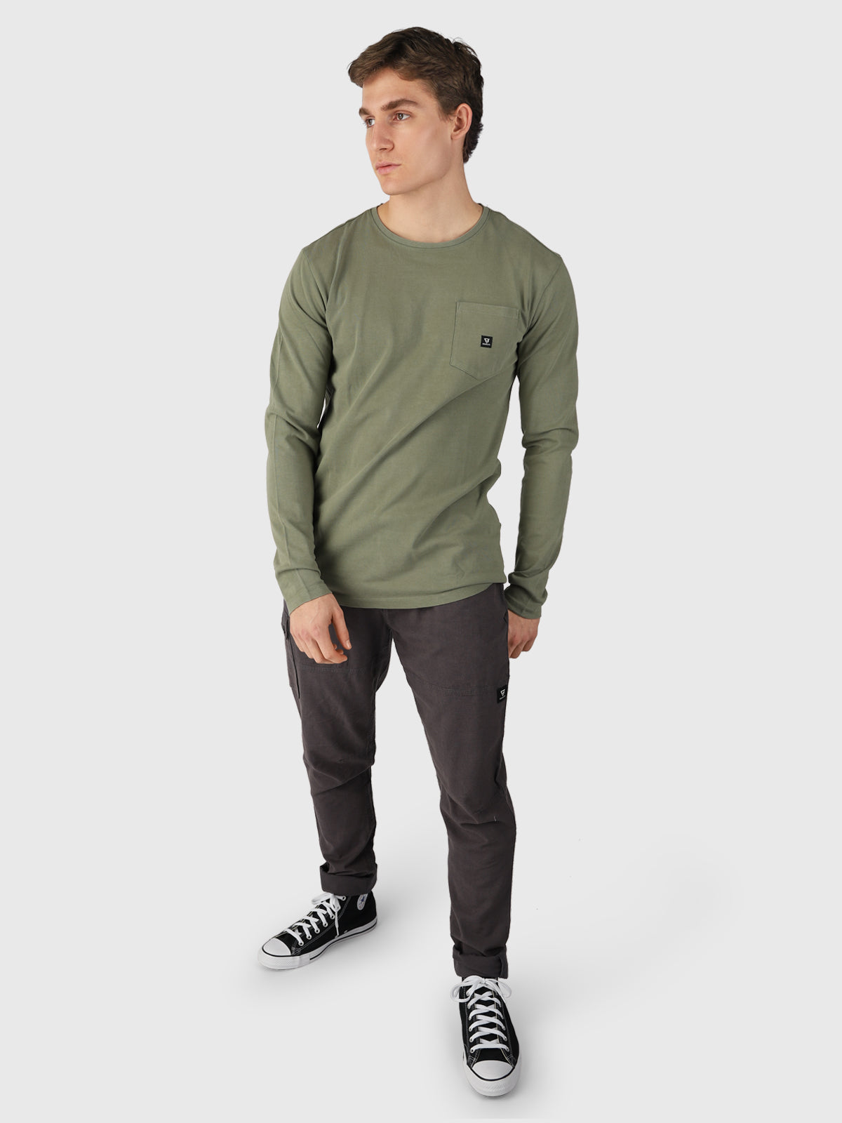 Pascal Heren Longsleeve Shirt | Groen