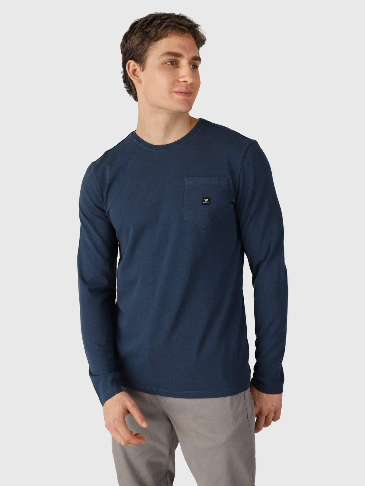 Pascal Heren Longsleeve Shirt | Blauw