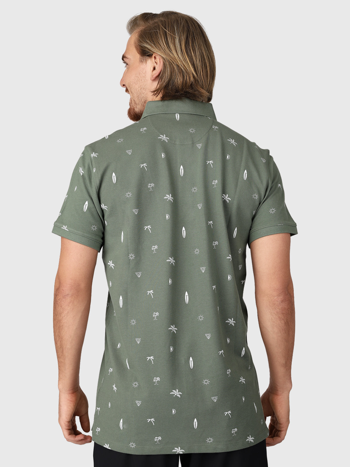 Addax-AO Men Polo Shortsleeve | Vintage Green