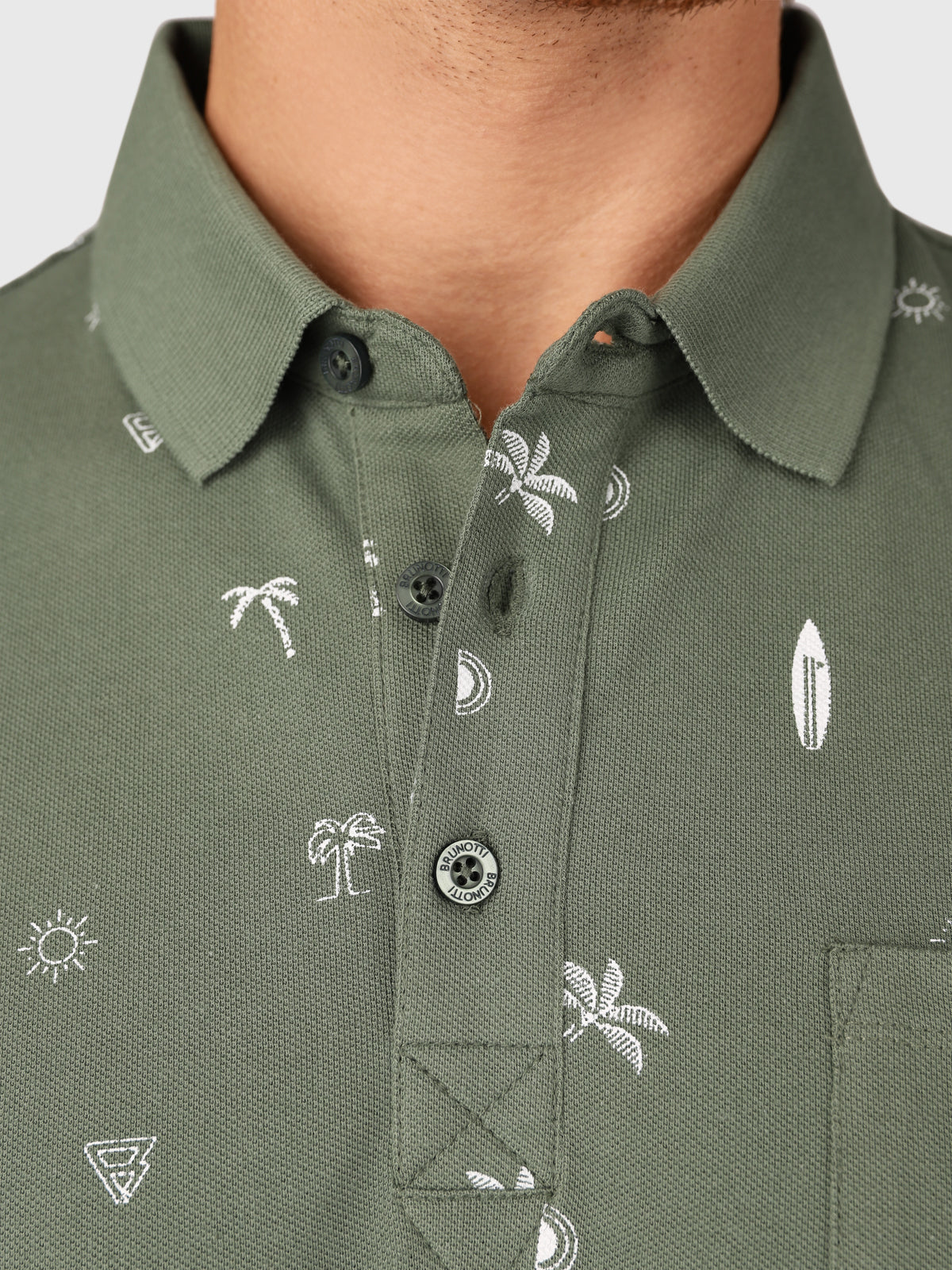 Addax-AO Men Polo Shortsleeve | Vintage Green