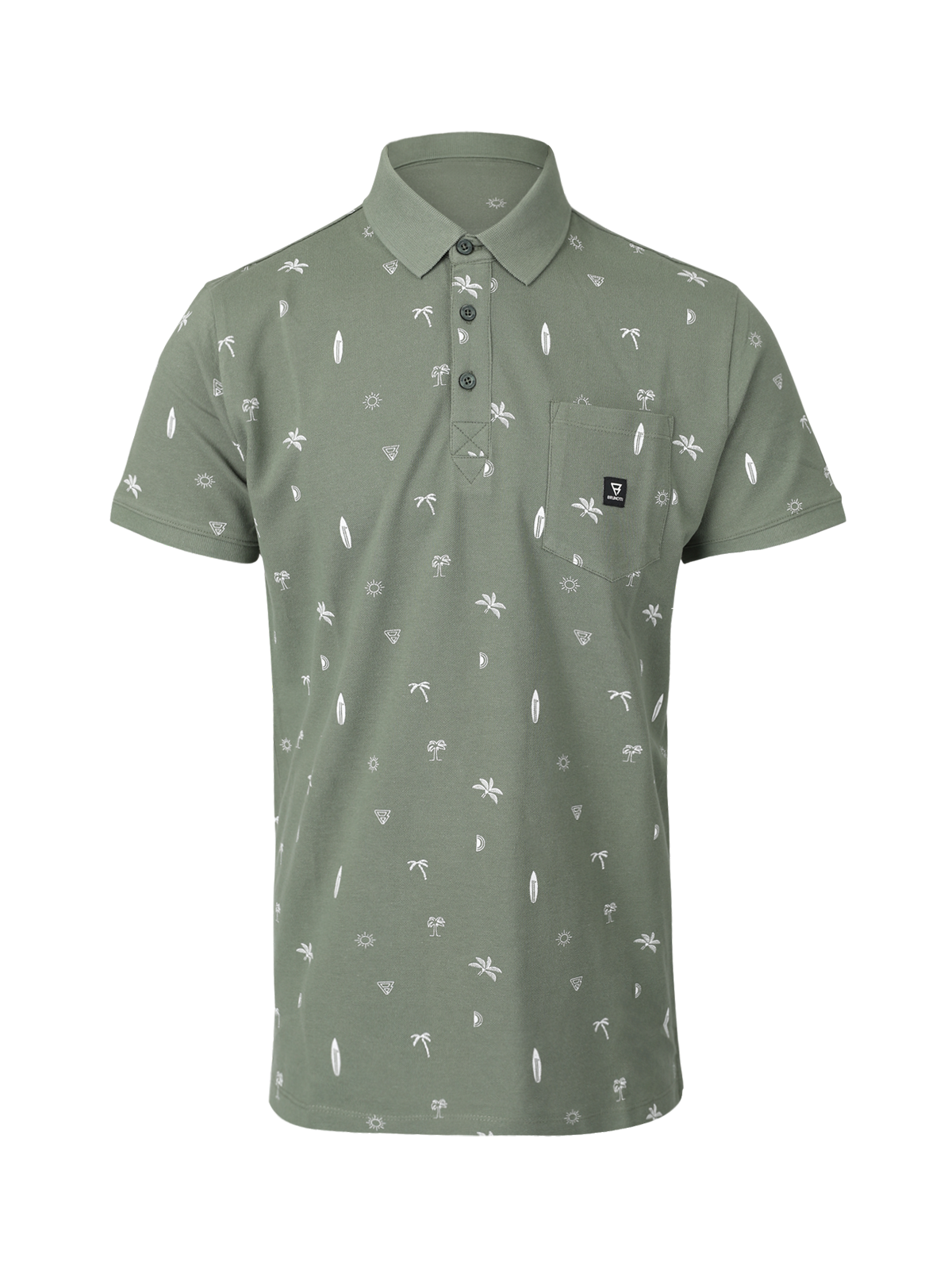 Addax-AO 男士 Polo 短袖 | SHOPBOP复古绿