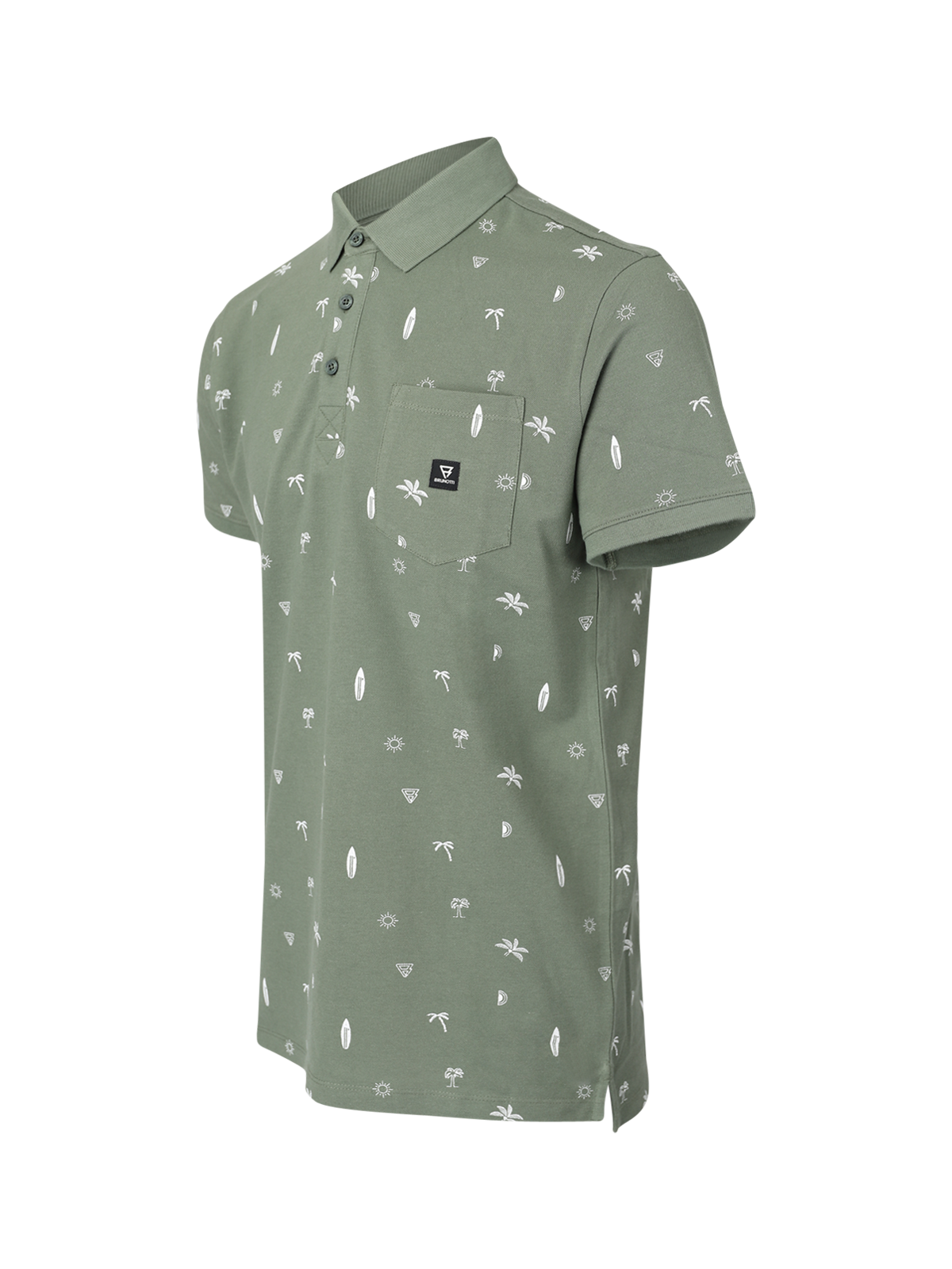 Addax-AO 男士 Polo 短袖 | SHOPBOP复古绿