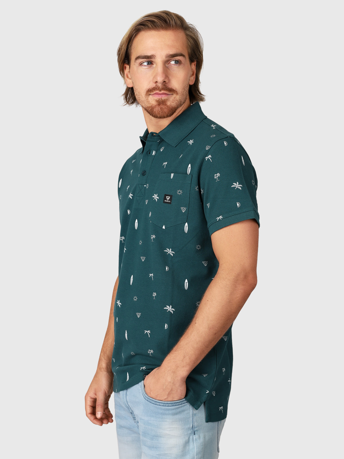 Addax-AO 男士 Polo 短袖 | SHOPBOP绿色的