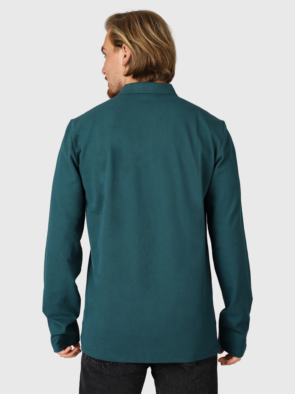 Manica Herren Polo Longsleeve | Grün