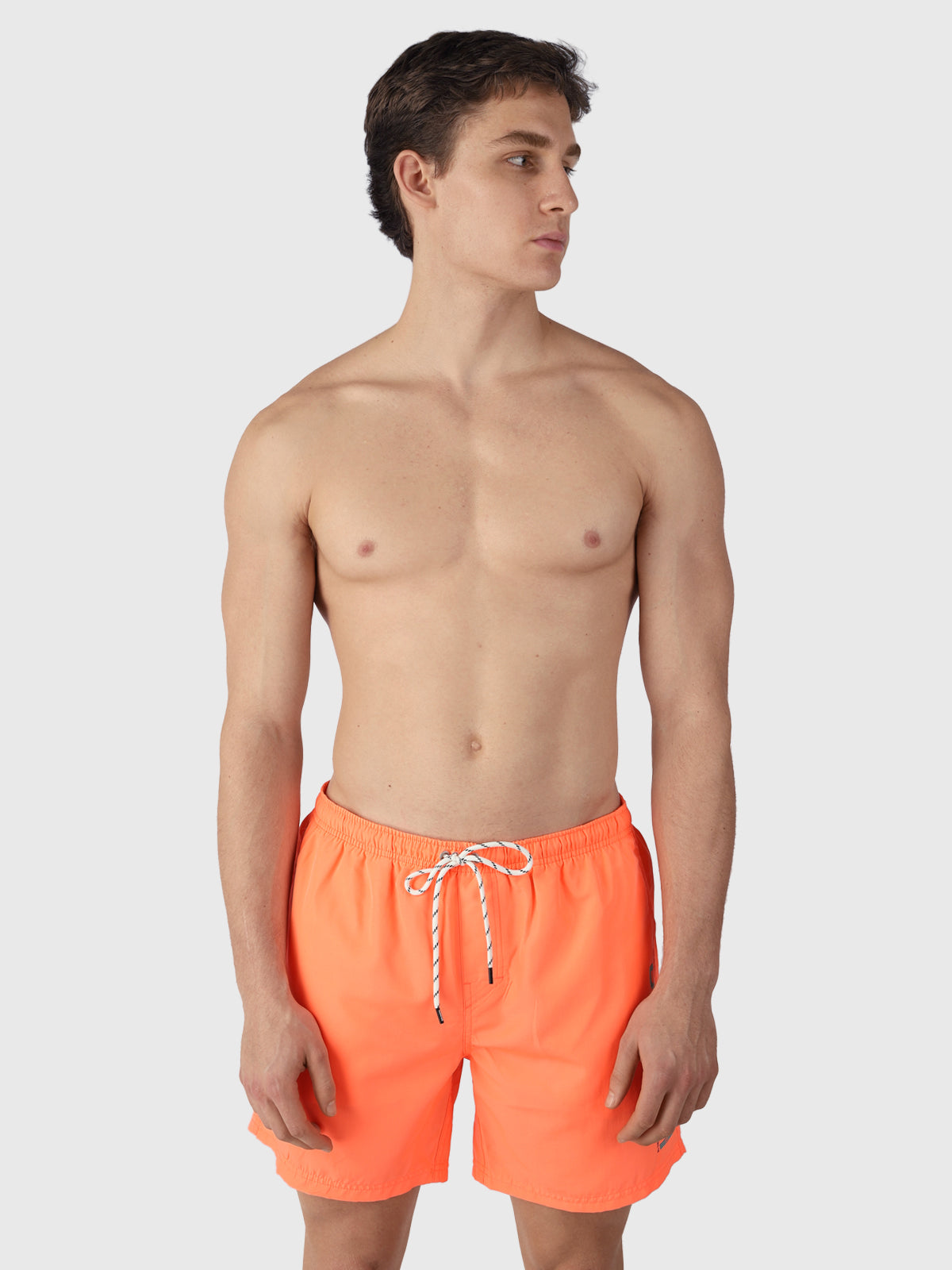Hester Men Swim Shorts | Flamingo Orange