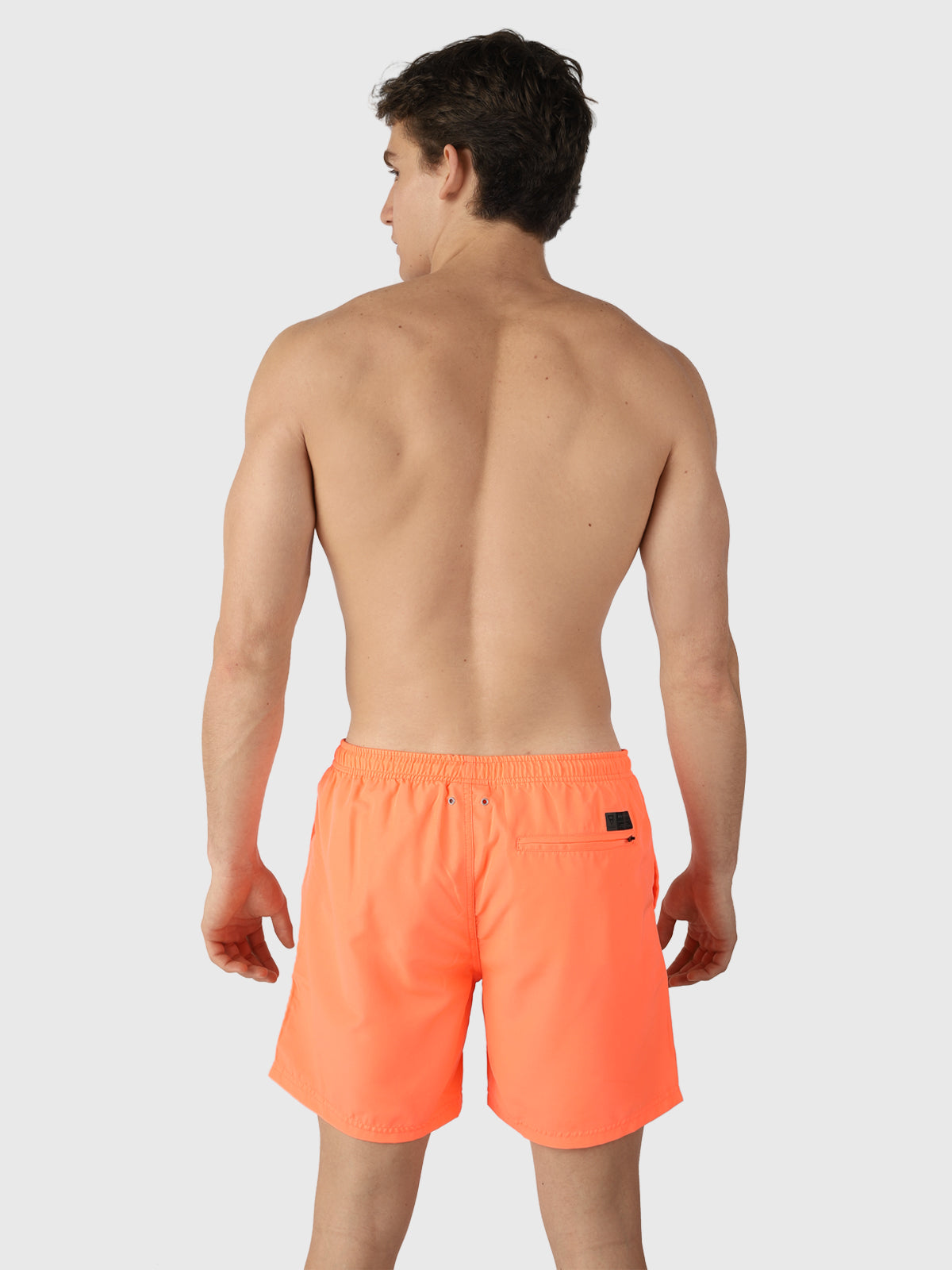 Hester Herren Badehose | Flamingo Orange