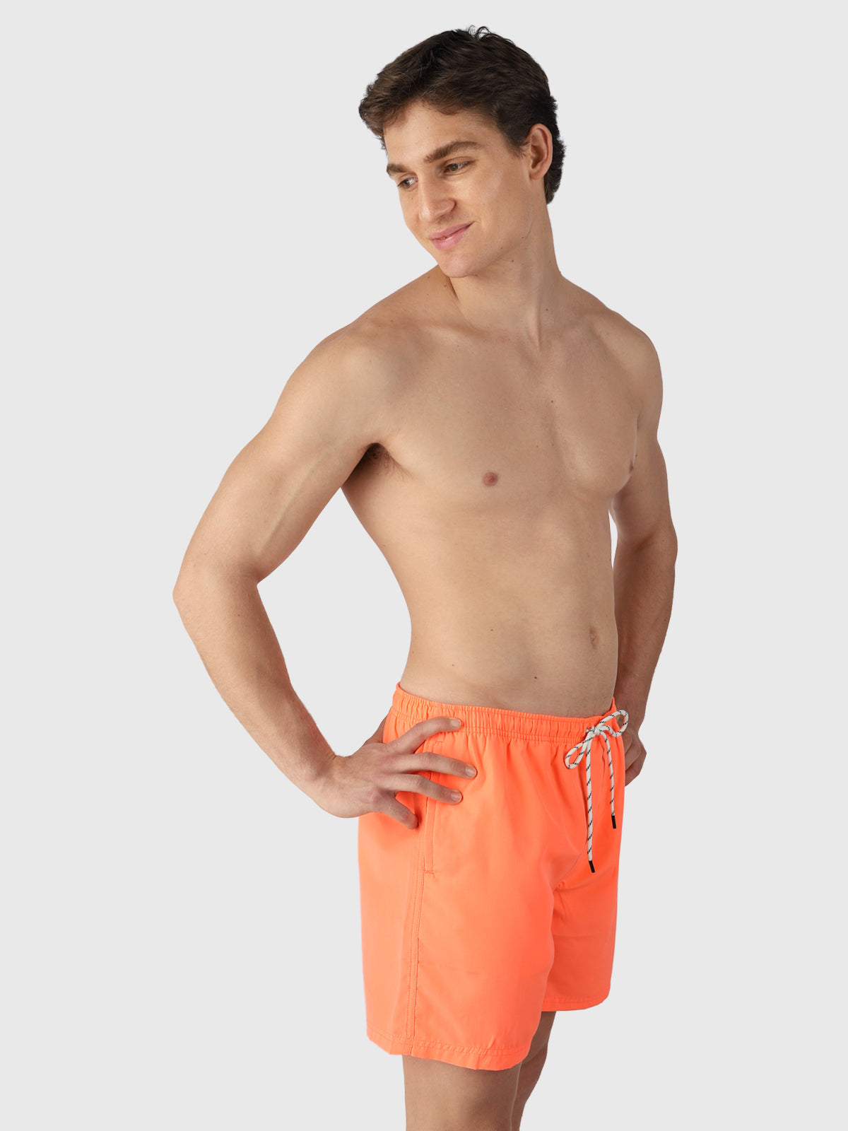 Hester Men Swim Shorts | Flamingo Orange