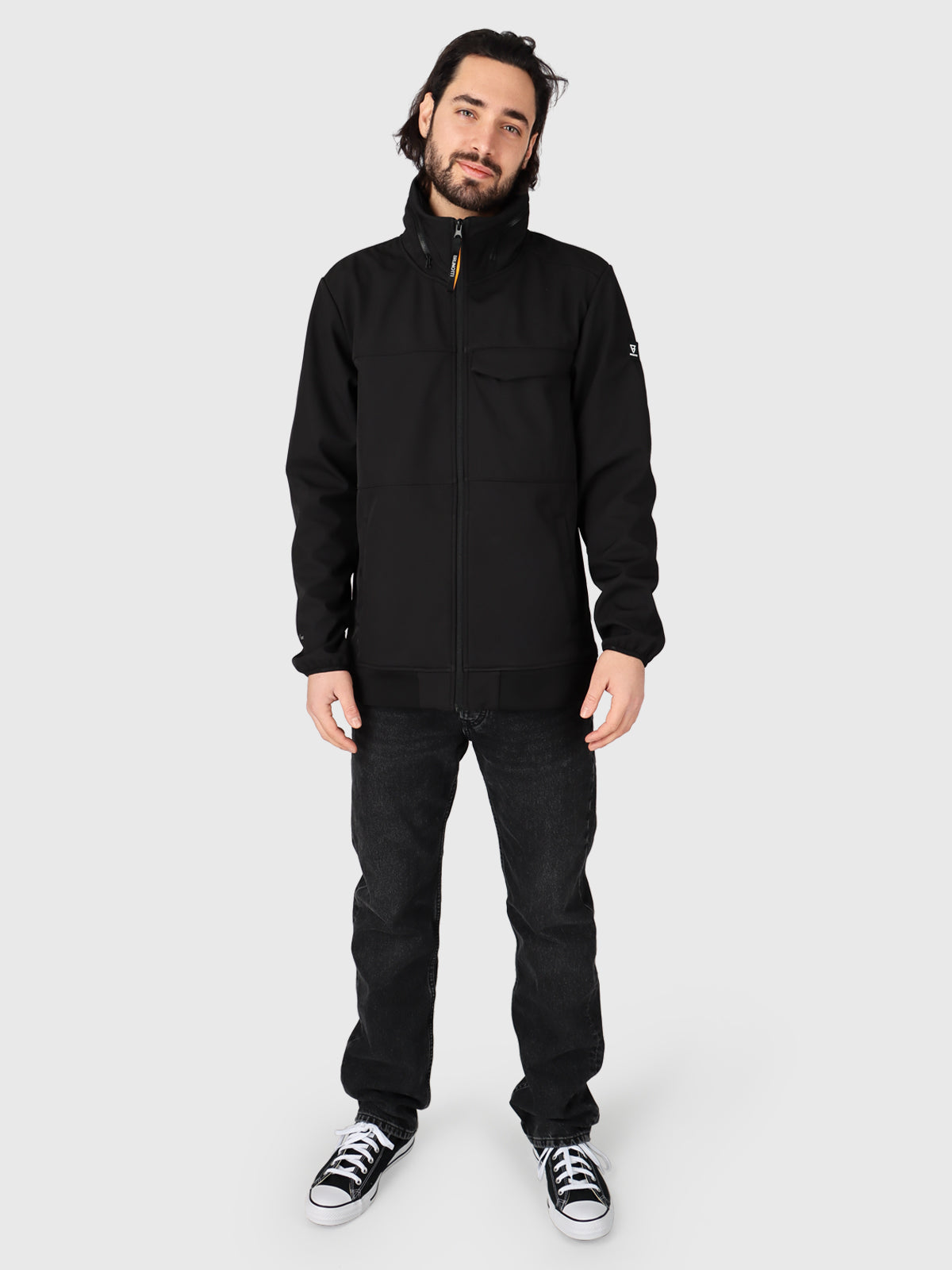 Lynder Herren Softshell Jacke | Schwarz