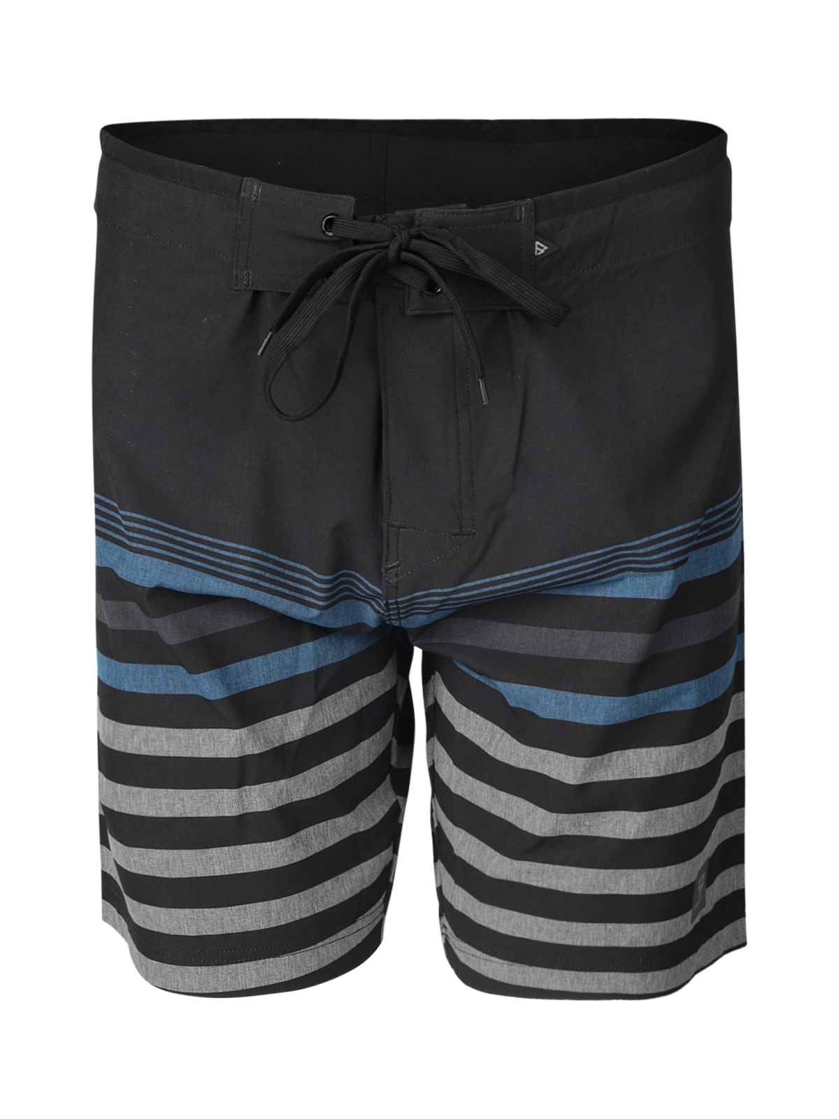 Paitor-Stripe Men Boardshorts | Black