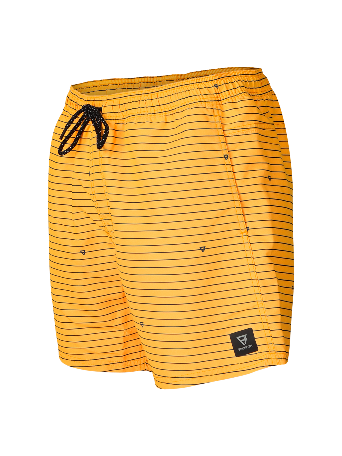 CrunECO-Stripe Men Swim Shorts | Orange