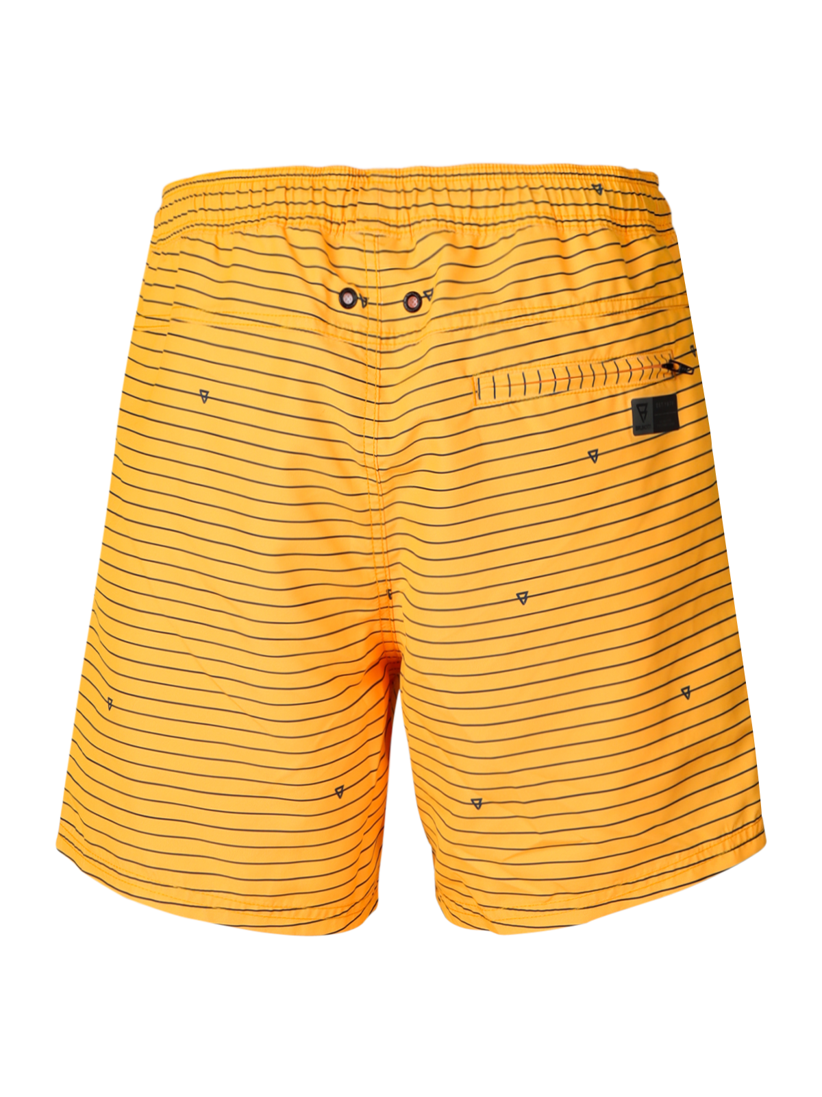 CrunECO-Stripe Men Swim Shorts | Orange