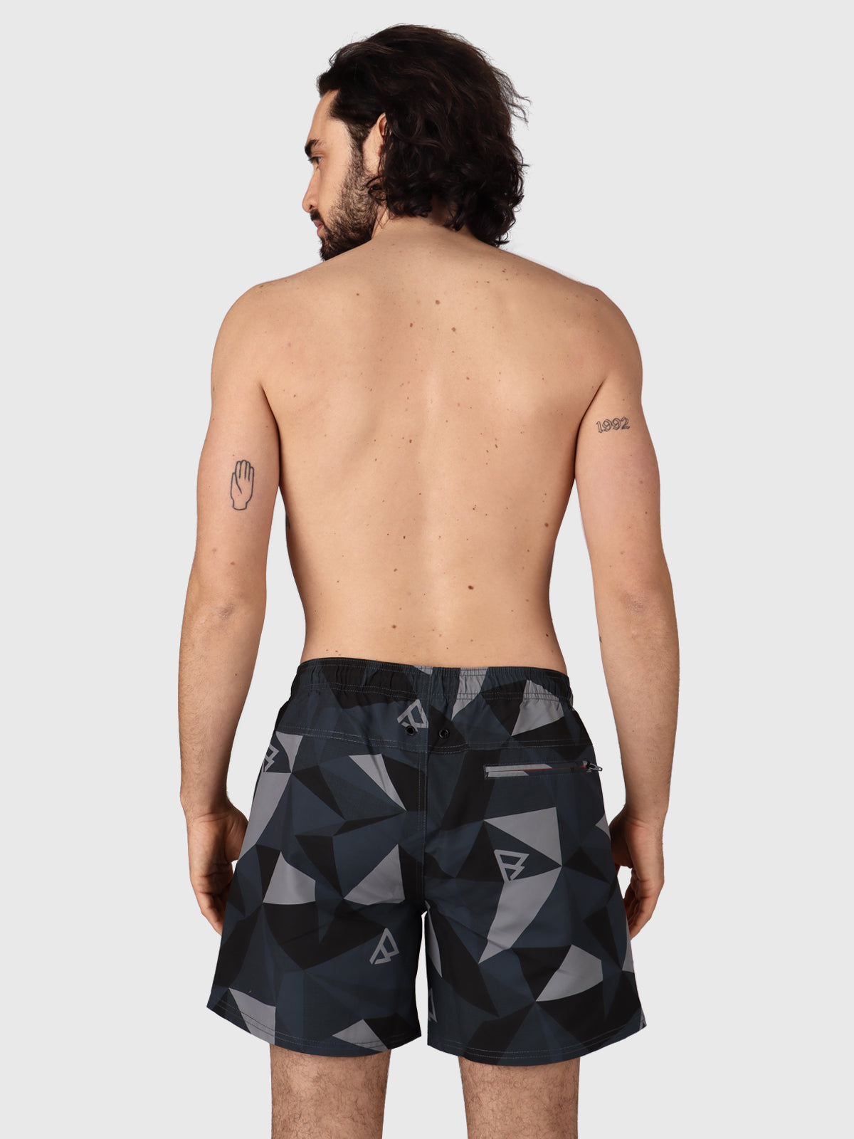 Aboard Herren Badeshorts | Grau