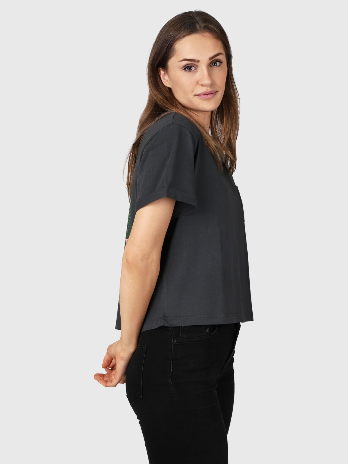 Keelia Damen T-Shirt | Grau