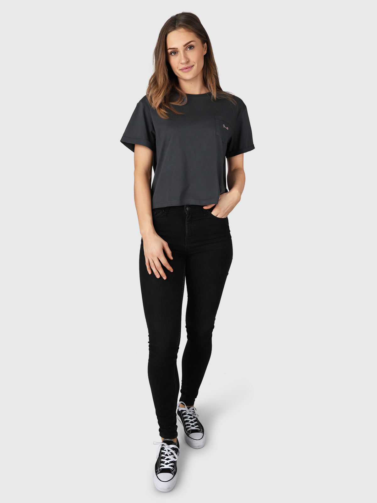 Keelia Damen T-Shirt | Grau