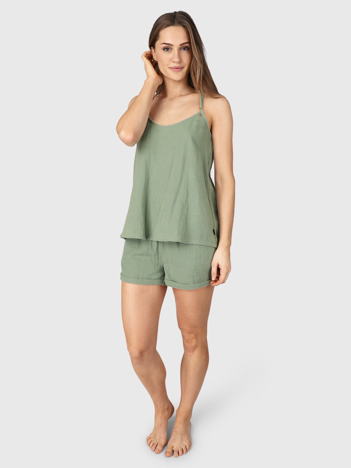 Cleo Damen Top | Grün