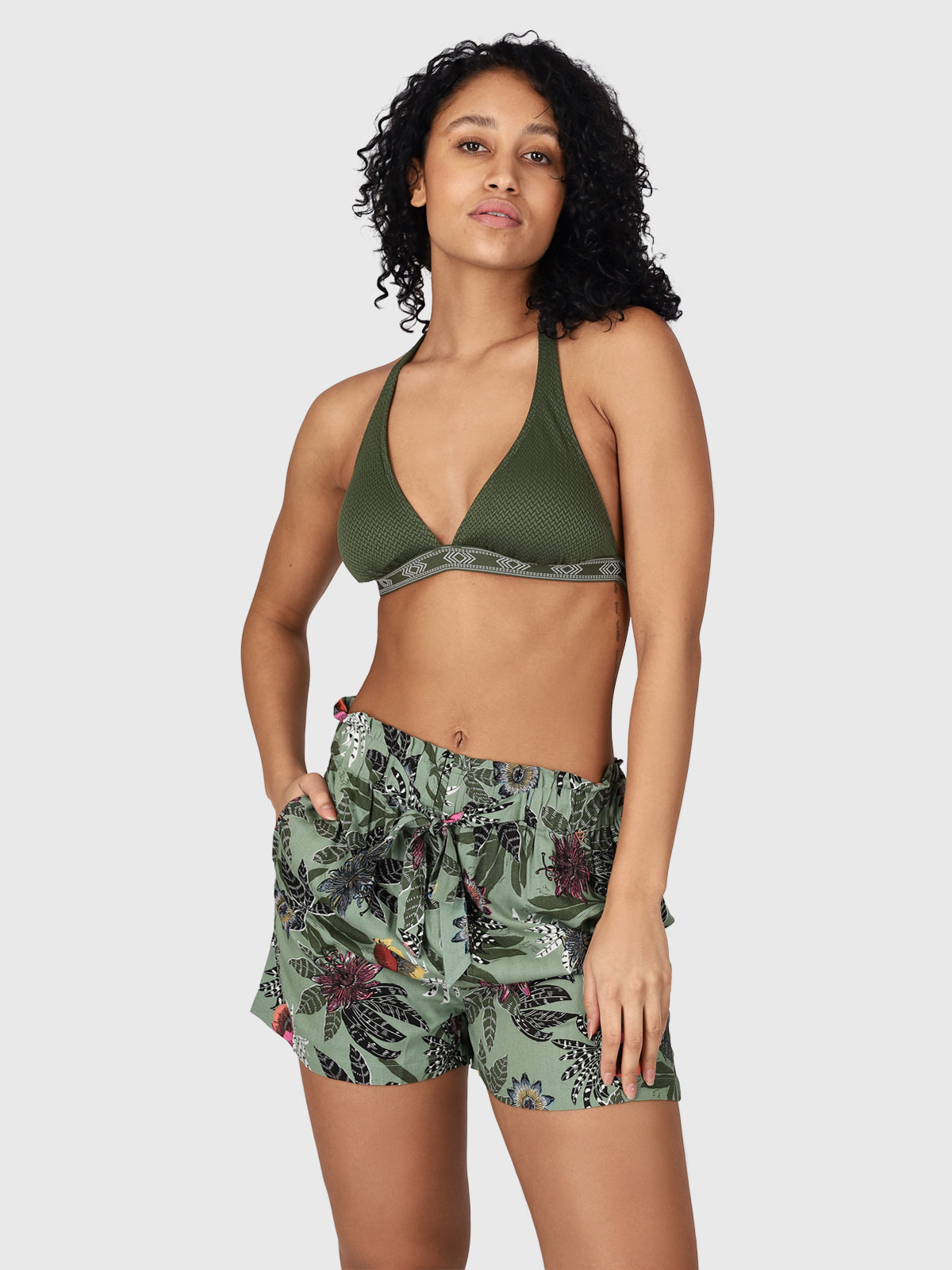 Tarifa Women Shorts | Green