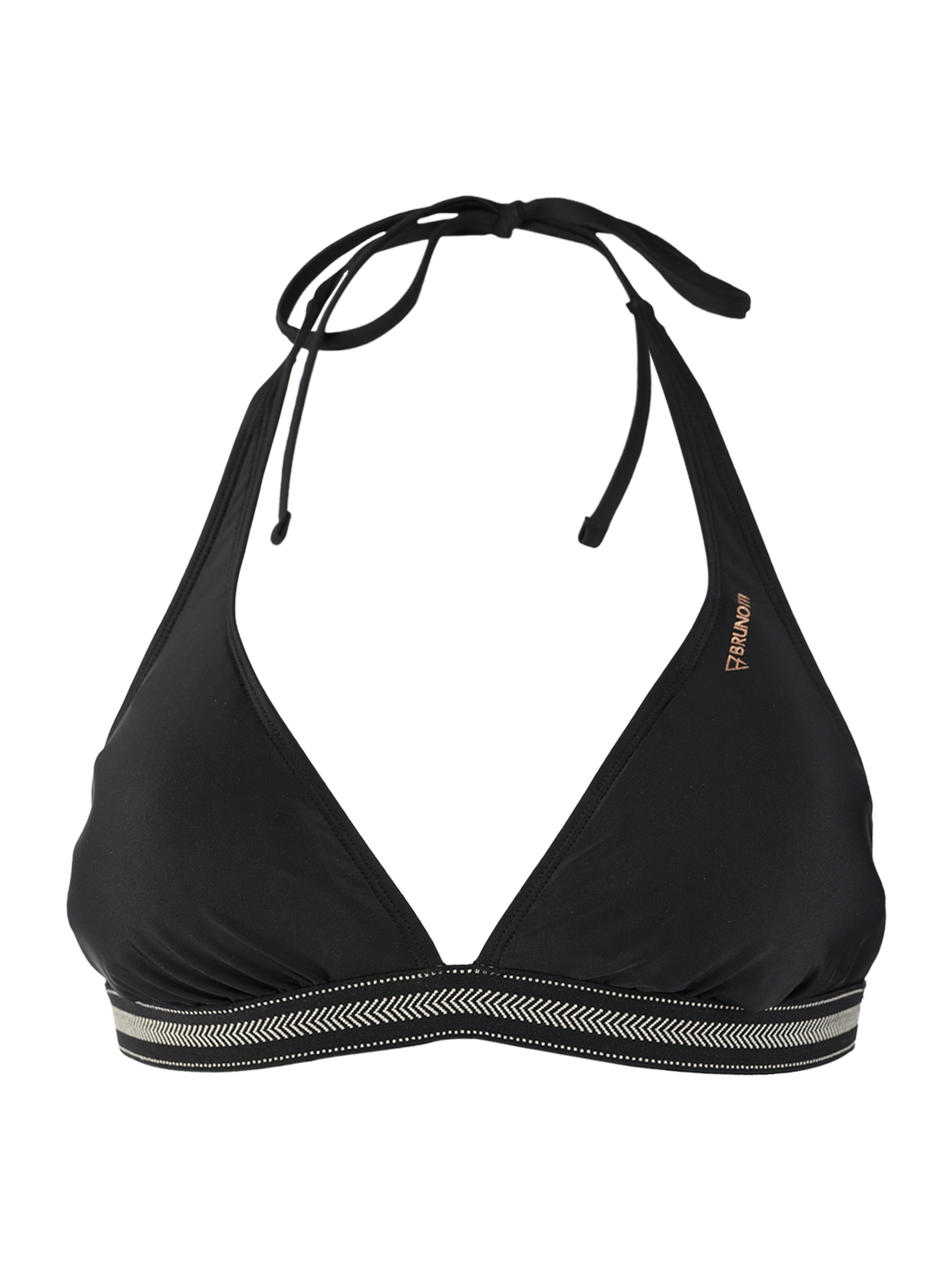 Xandra Women Bikini Halter Top | Black