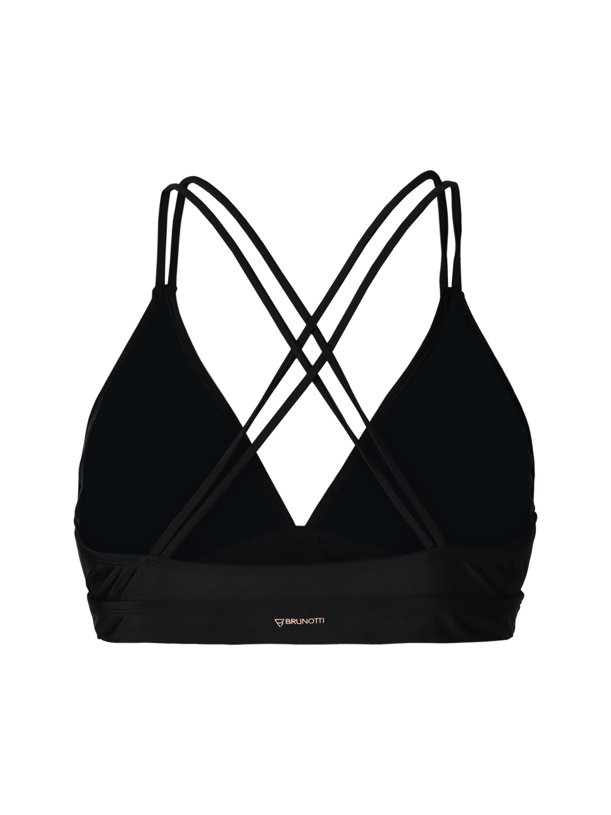 Delphinia Damen Bikini Bralette Top | Schwarz