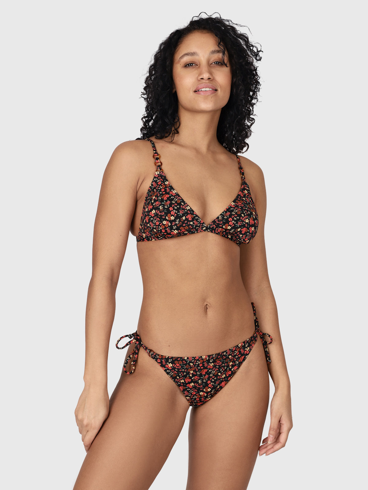 Maringi Women Triangle Bikini | Brown