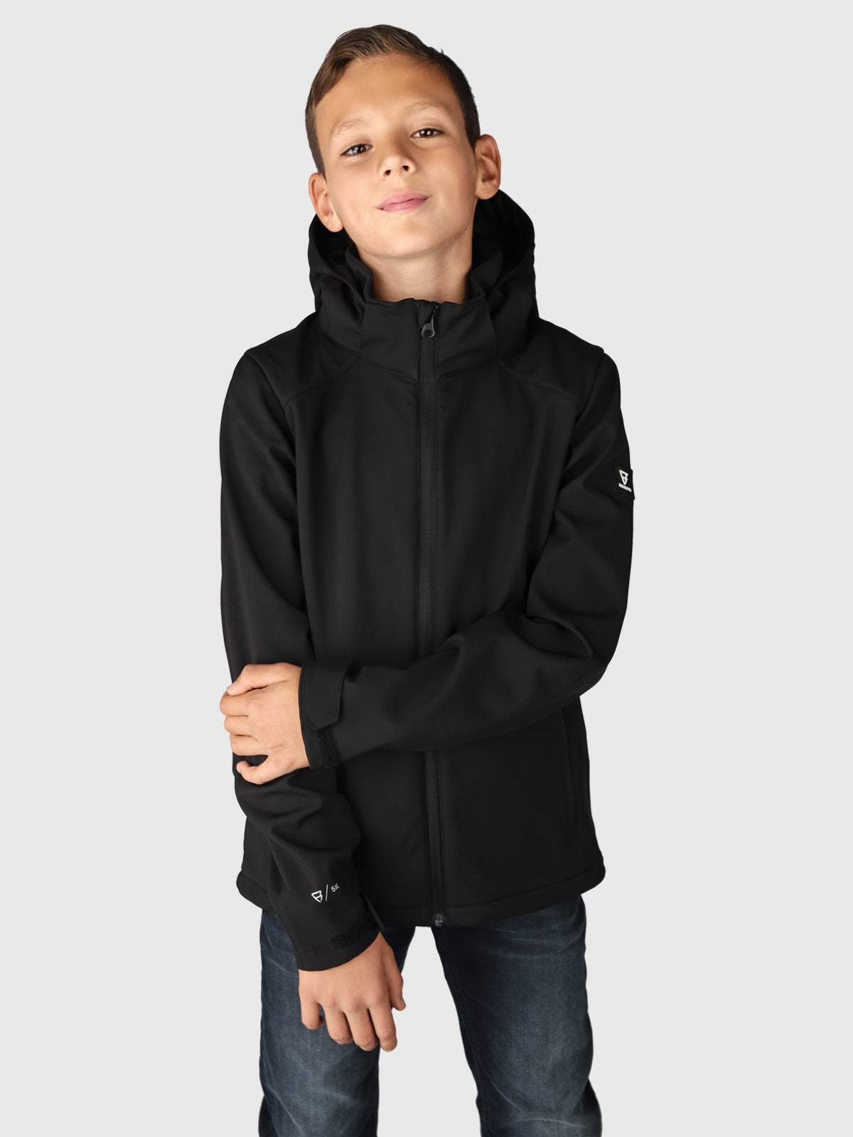 Mippy Jungen Softshell Jacke | Schwarz