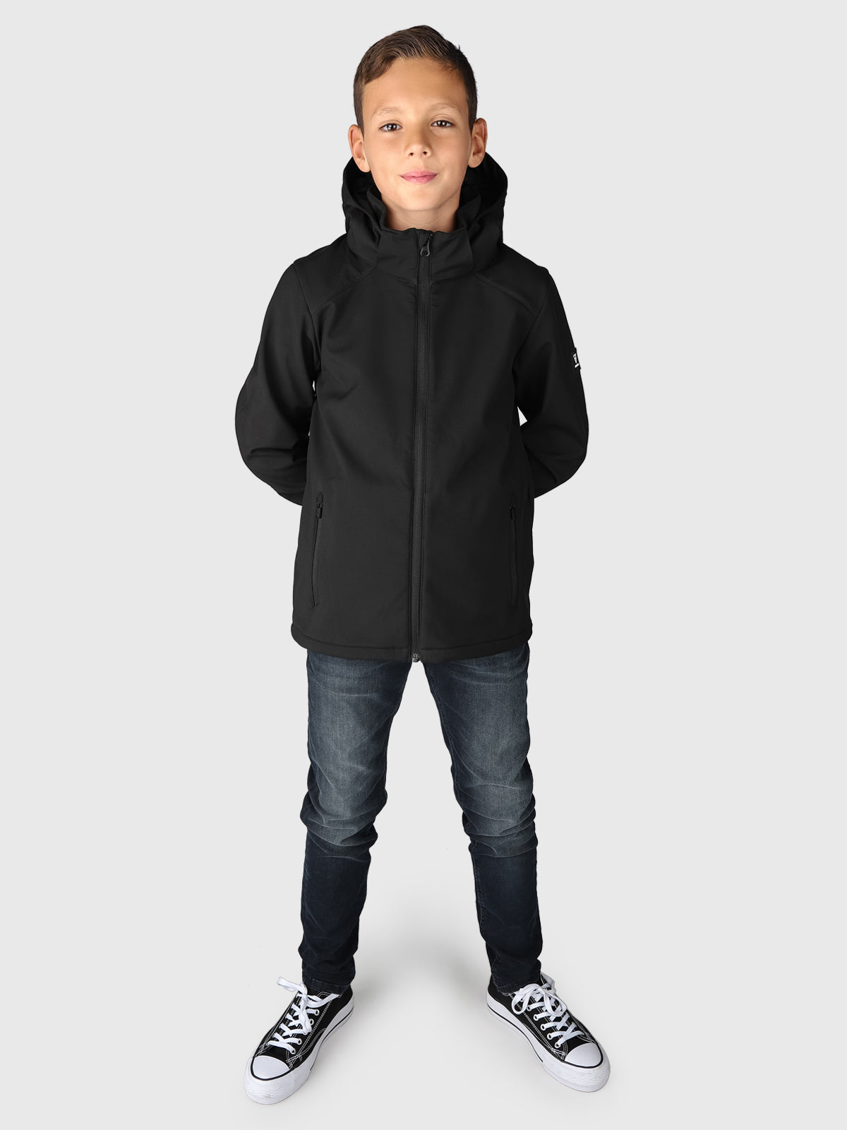 Mippy Jongens Softshell Jas | Zwart