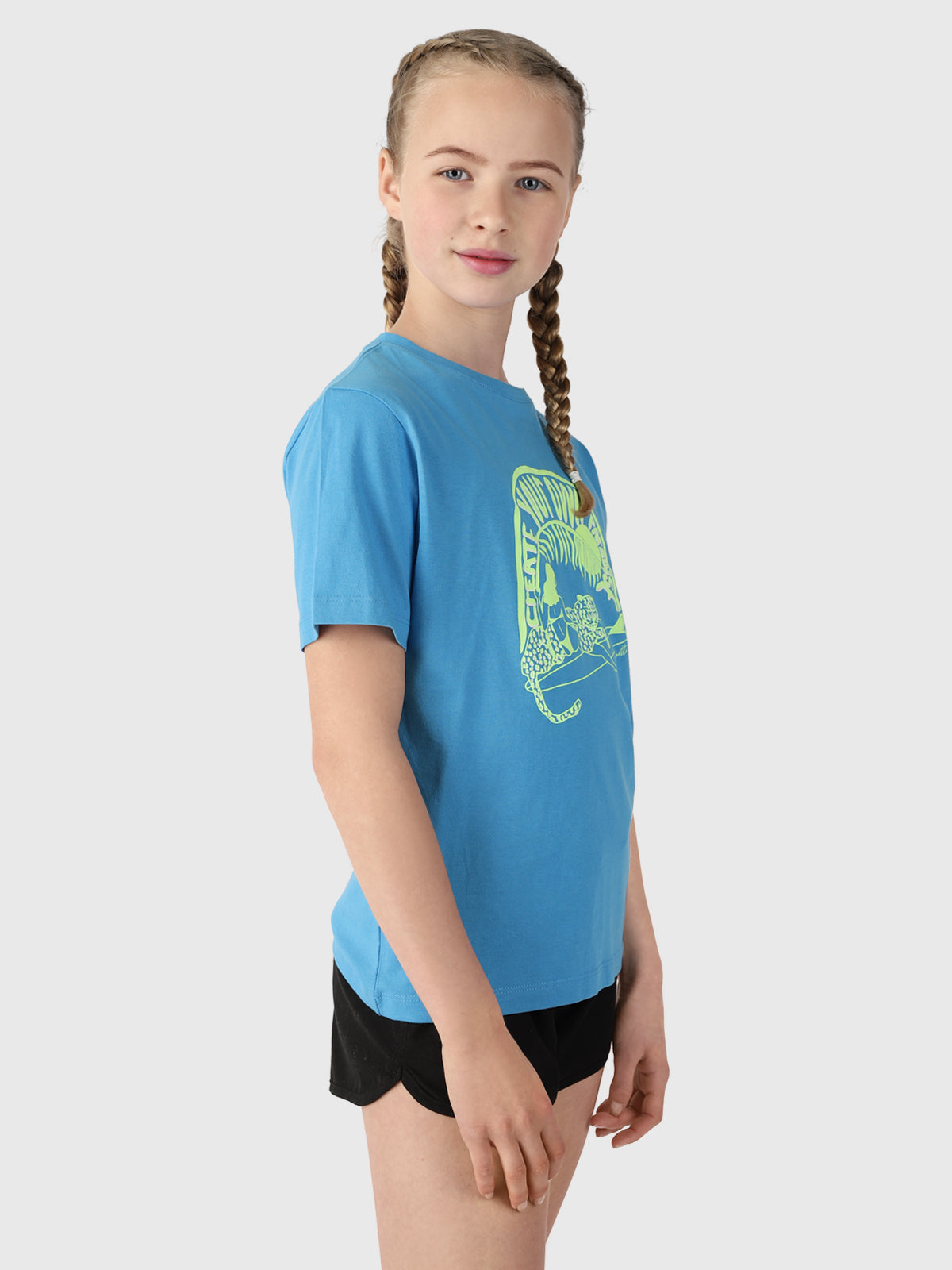 Vievy Meisjes T-shirt | Blauw