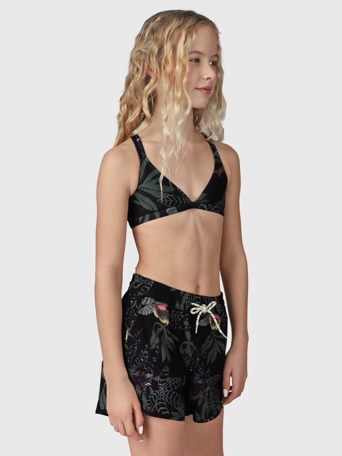 Turvino Meisjes Short | Zwart
