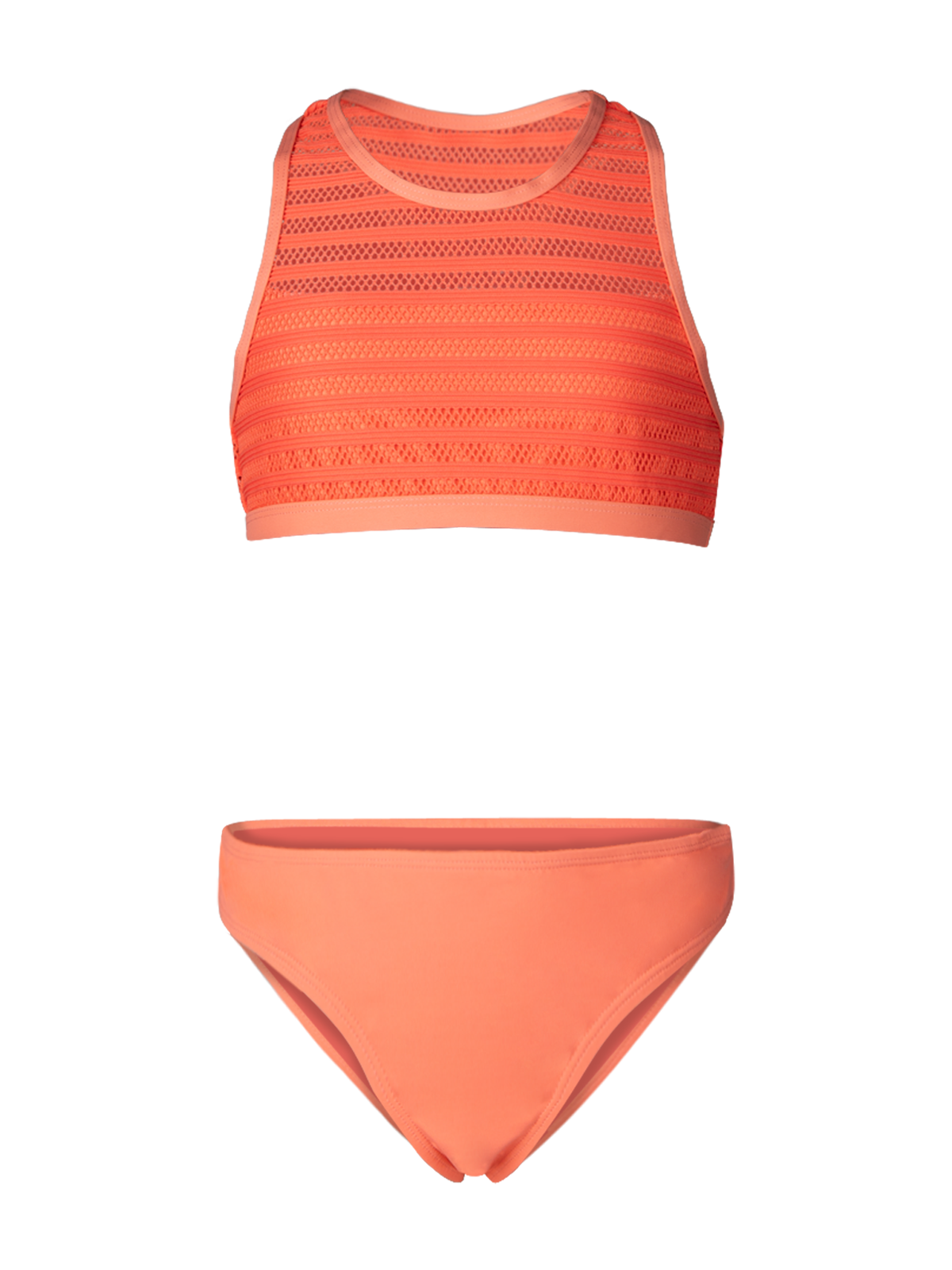 Eleny-Mesh Mädchen Bikini | Rosa