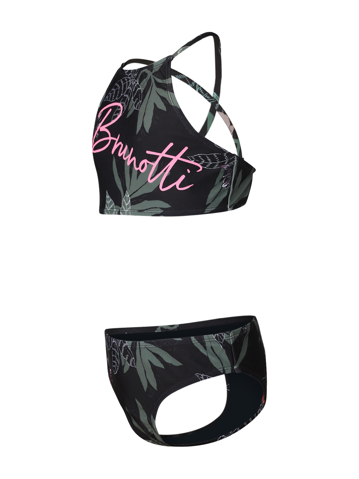 Camellia-GOB Mädchen Bikini | Schwarz