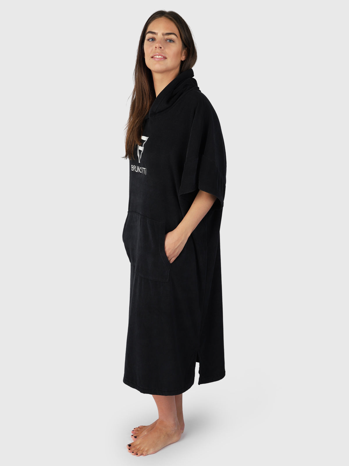 Poncho-Solid  Poncho | Schwarz