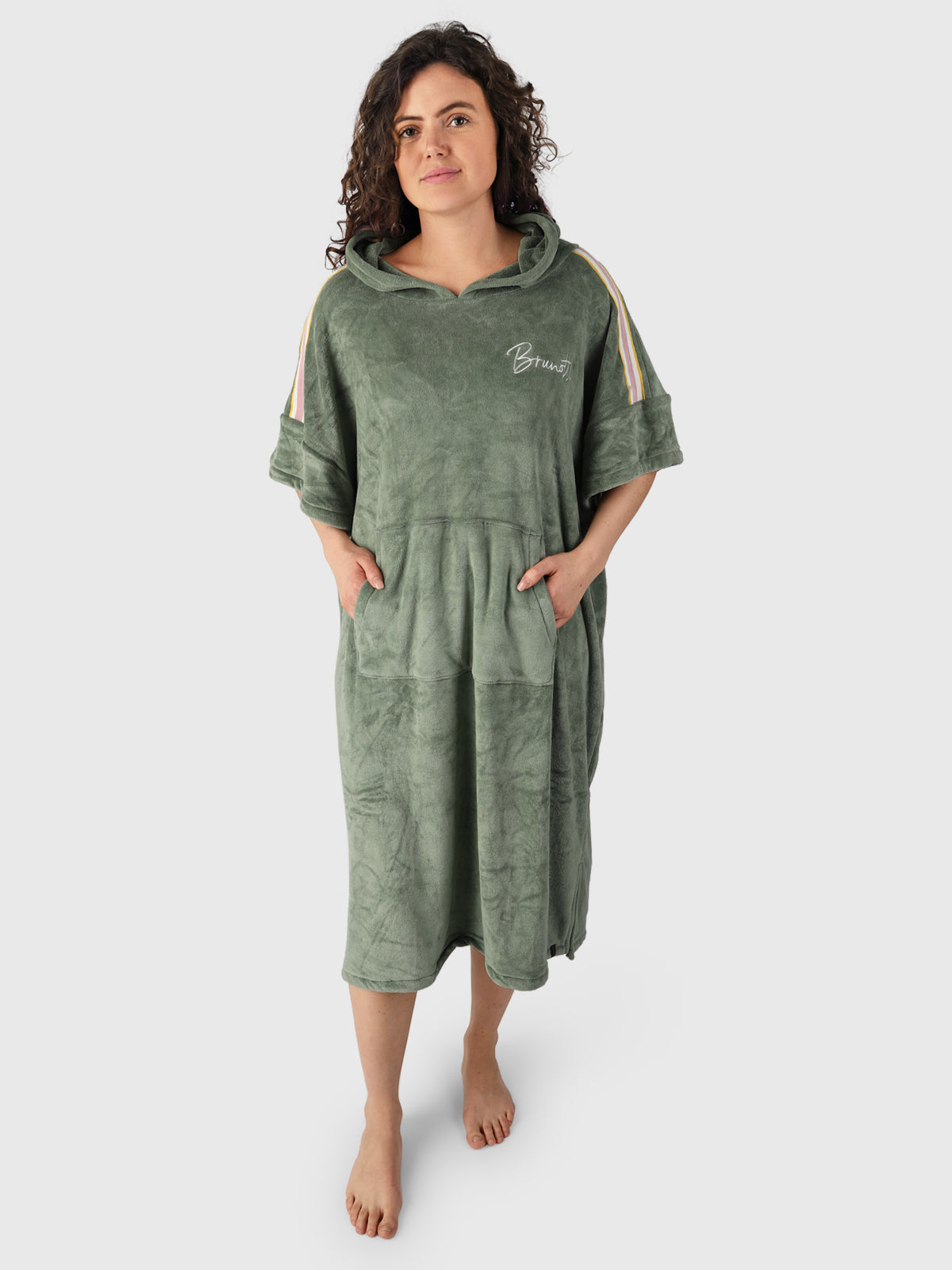 Ponchita-R Women Poncho | Green