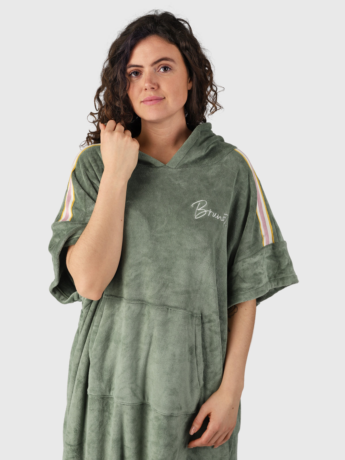 Ponchita-R Women Poncho | Green