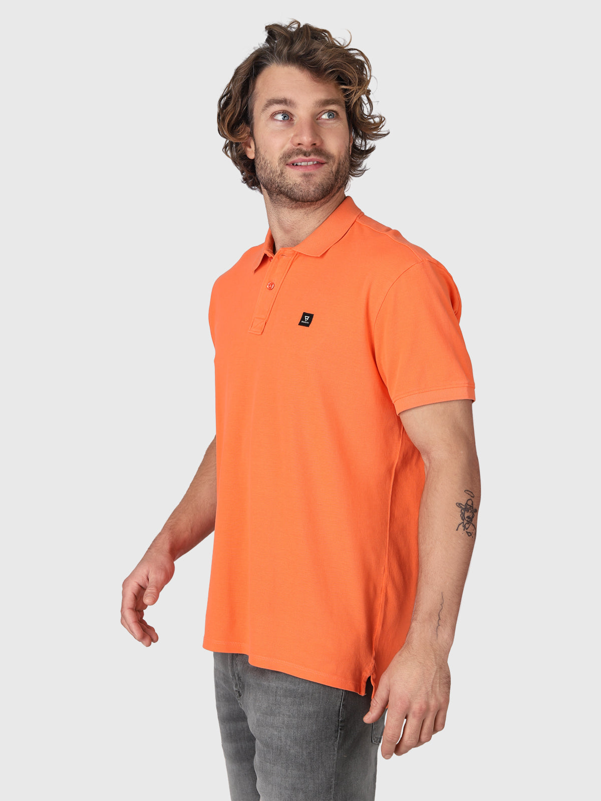 TavECO-N Herren Polo Shortsleeve | Orange