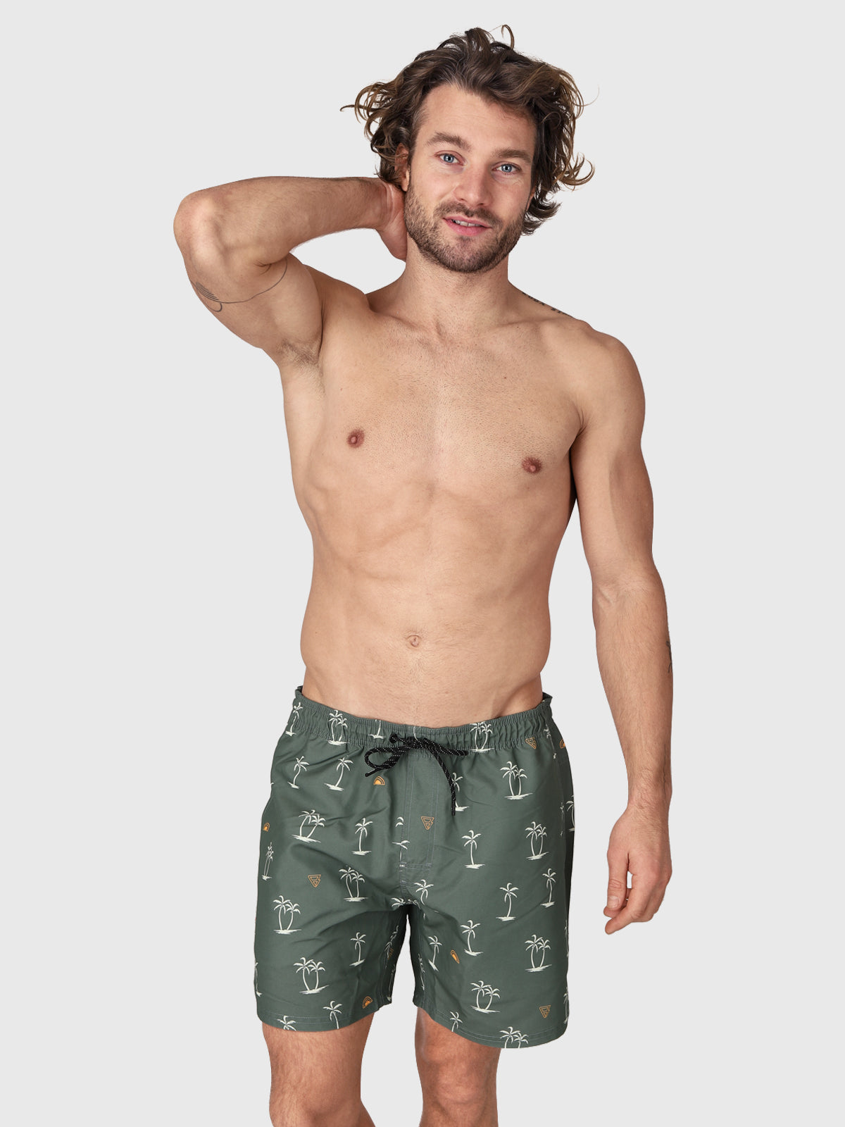 CrunECO-Mini-N Mens Swim Shorts | Green