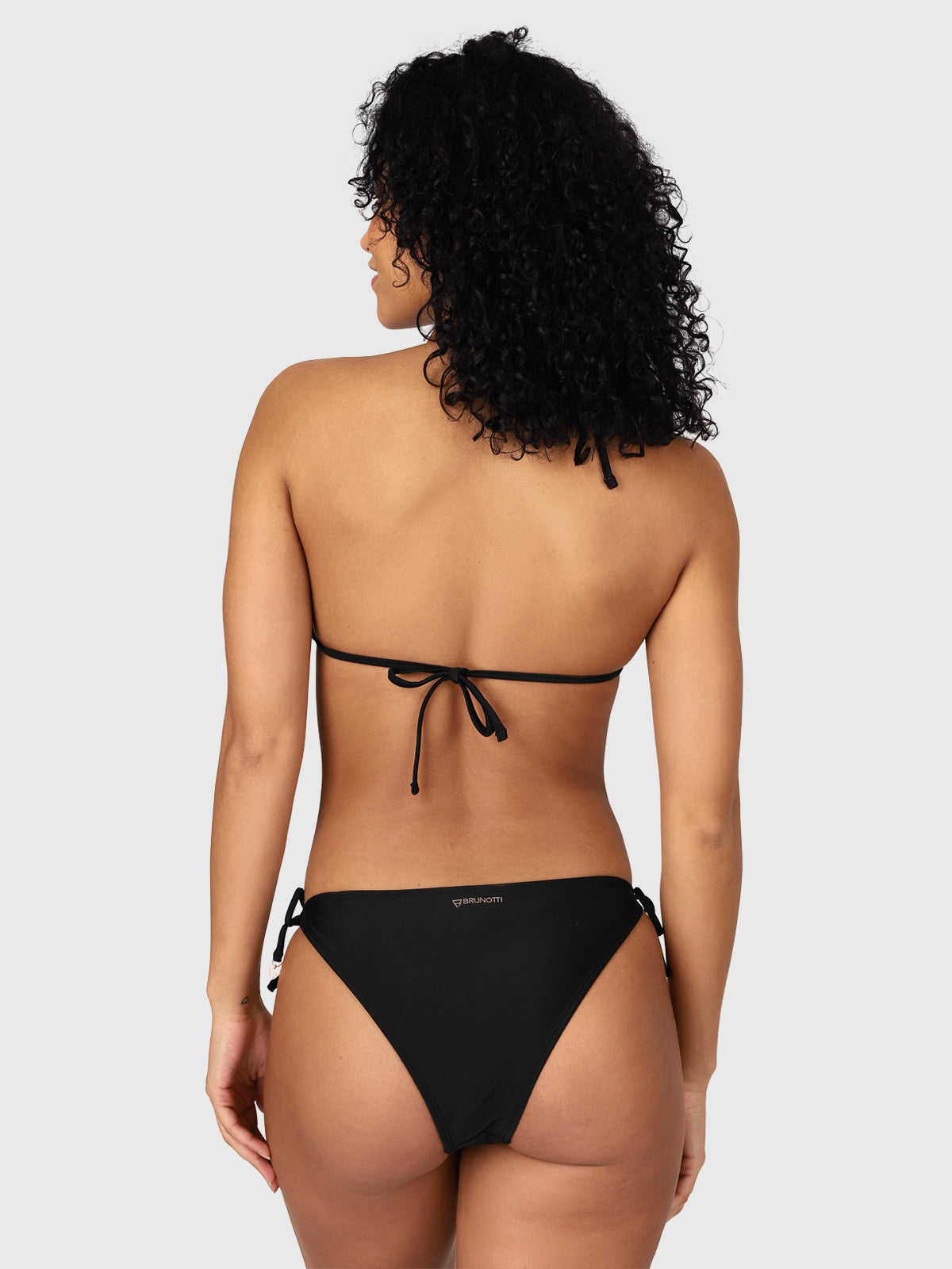 Novalee-N Dames Bikini Triangel Top | Zwart