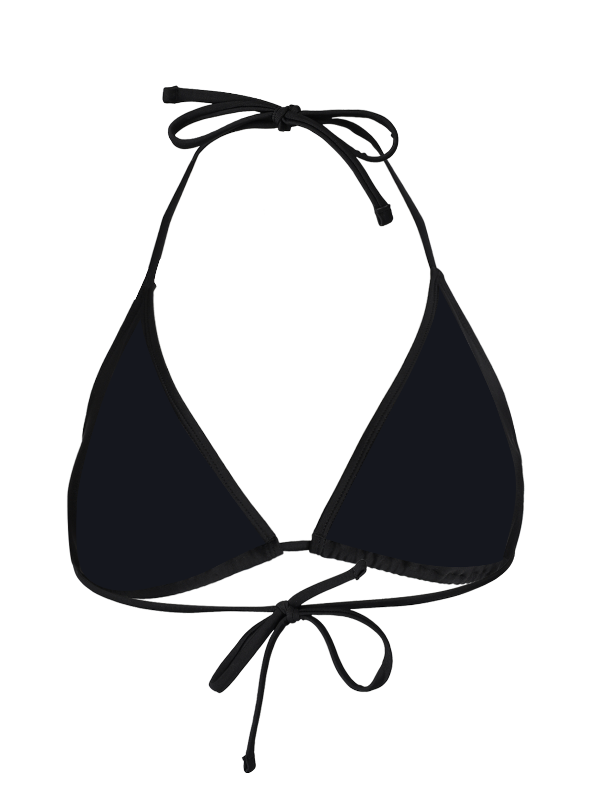 Novalee-N Dames Bikini Triangel Top | Zwart