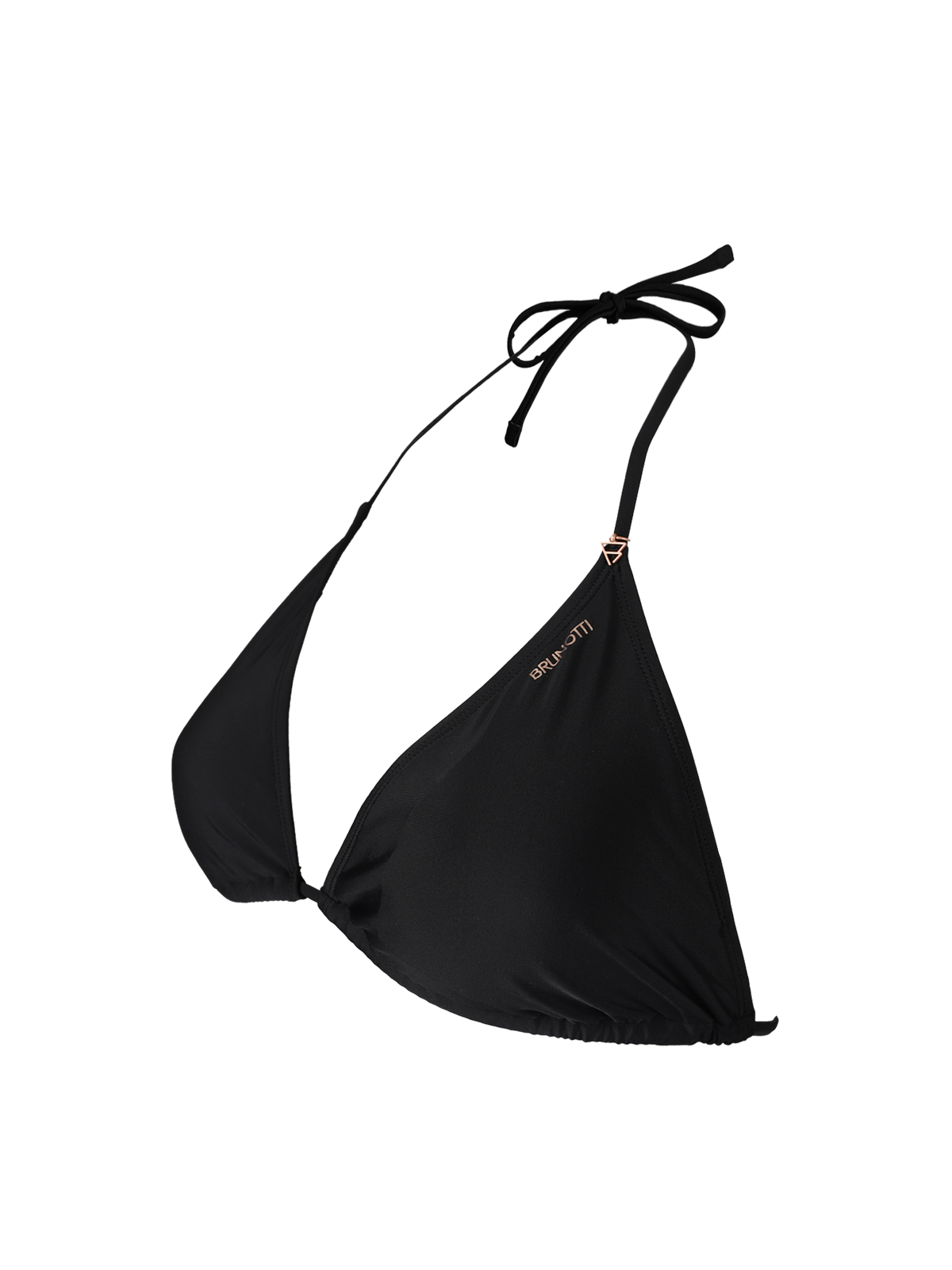 Novalee-N Dames Bikini Triangel Top | Zwart