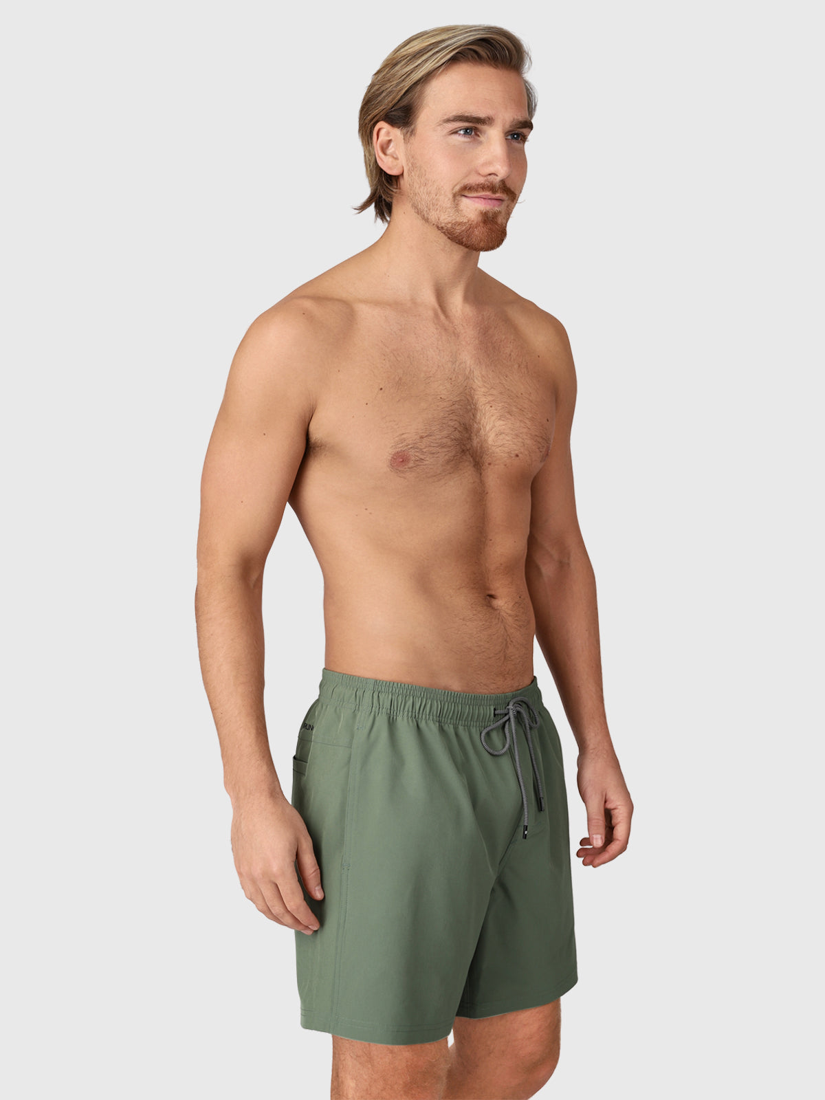 Calaro-R Men Swim Shorts | Vintage Green