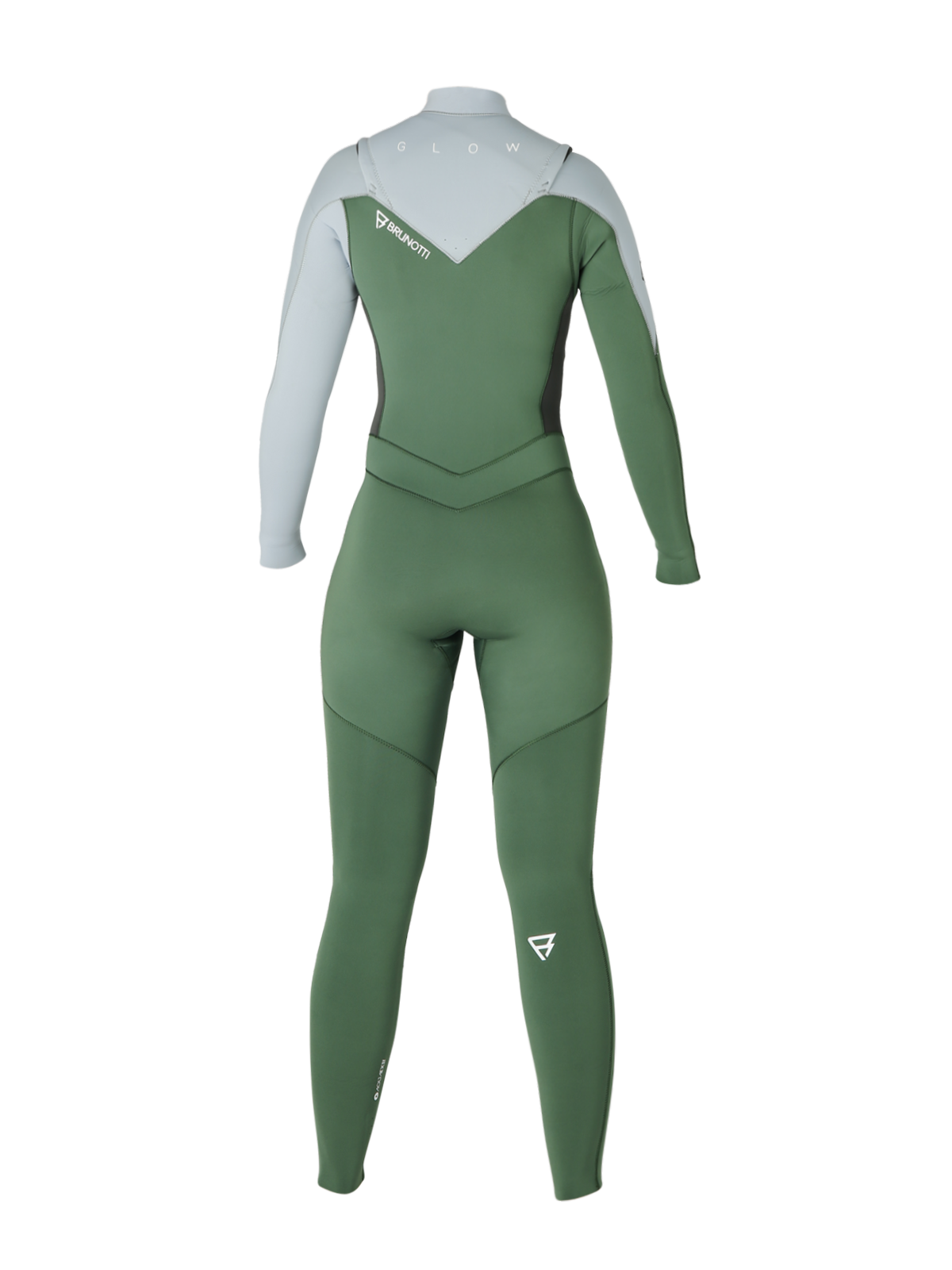 Glow Fullsuit 3/2mm Wetsuit | Groen + Grijs
