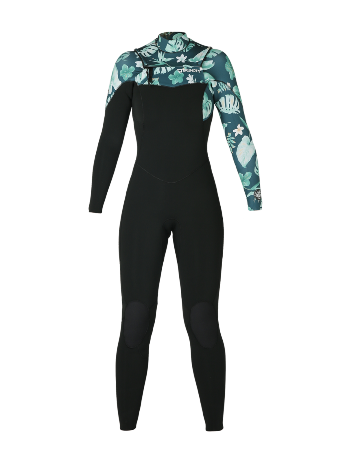 Glow Fullsuit 3/2mm Wetsuit | Zwart + Groen