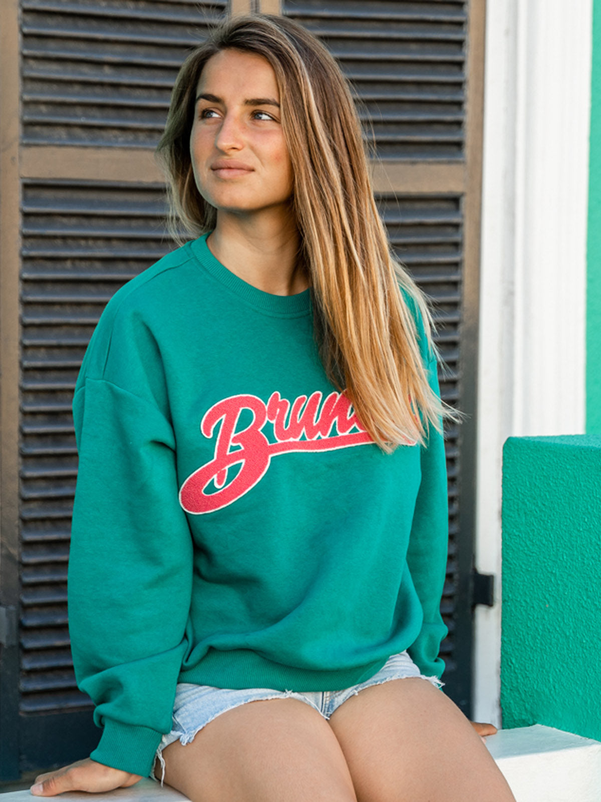 Arini-R Damen Sweatshirt | Grün